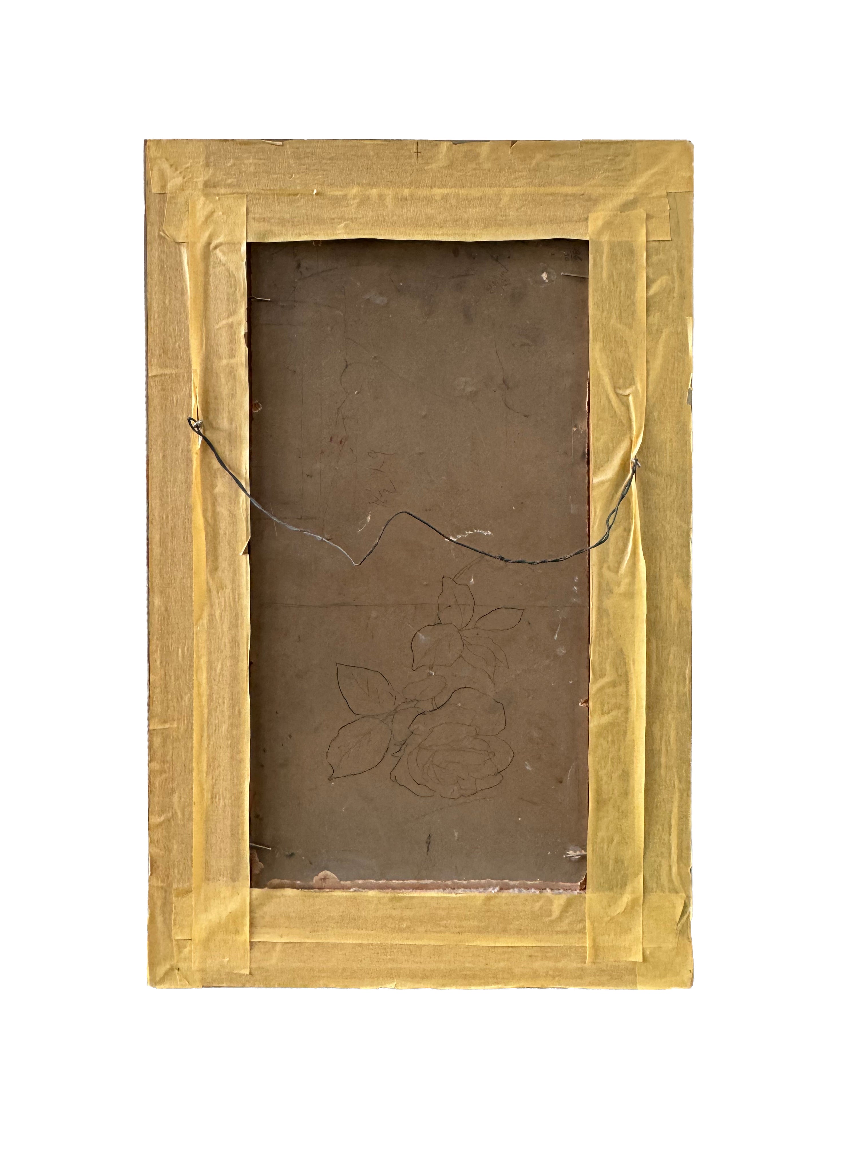 20th Century Oil On Board Still-life Painting