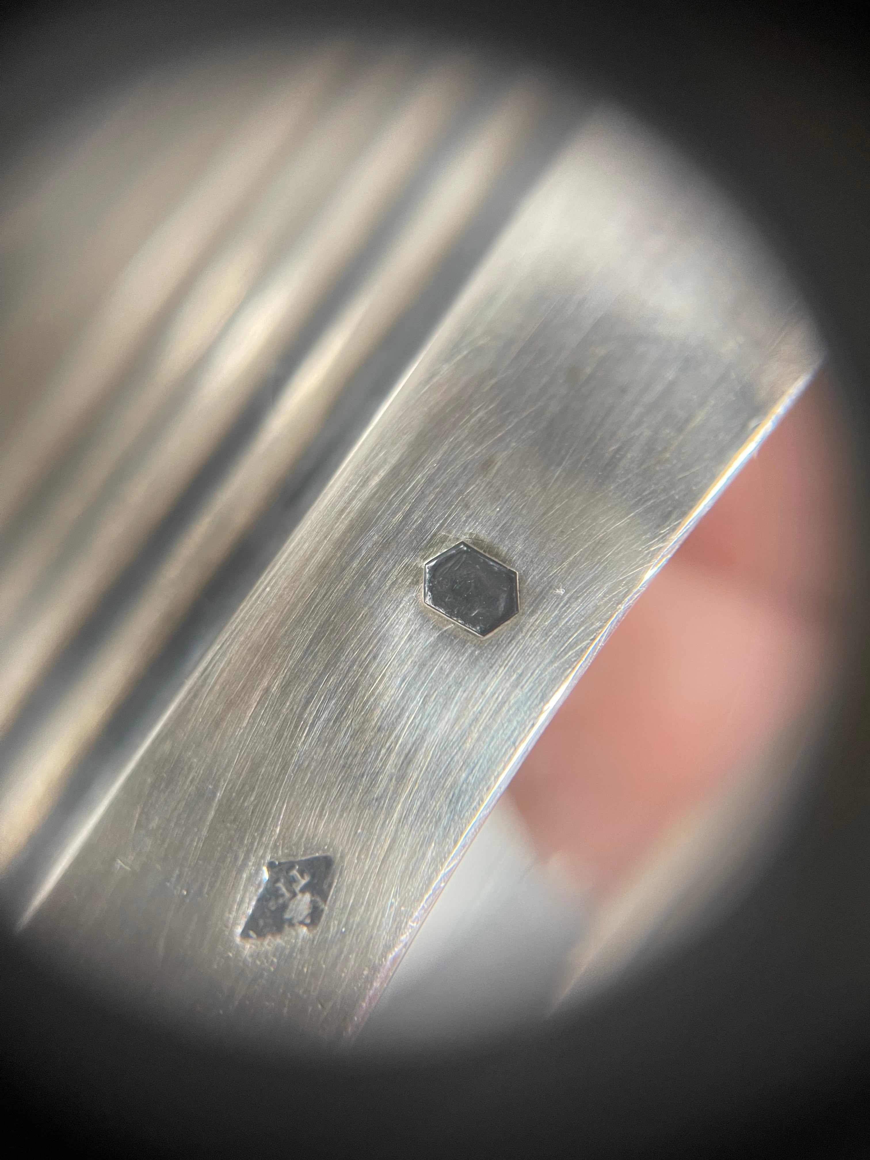 19th Century French Sterling Silver & Crystal Pitcher By Tetard Freres