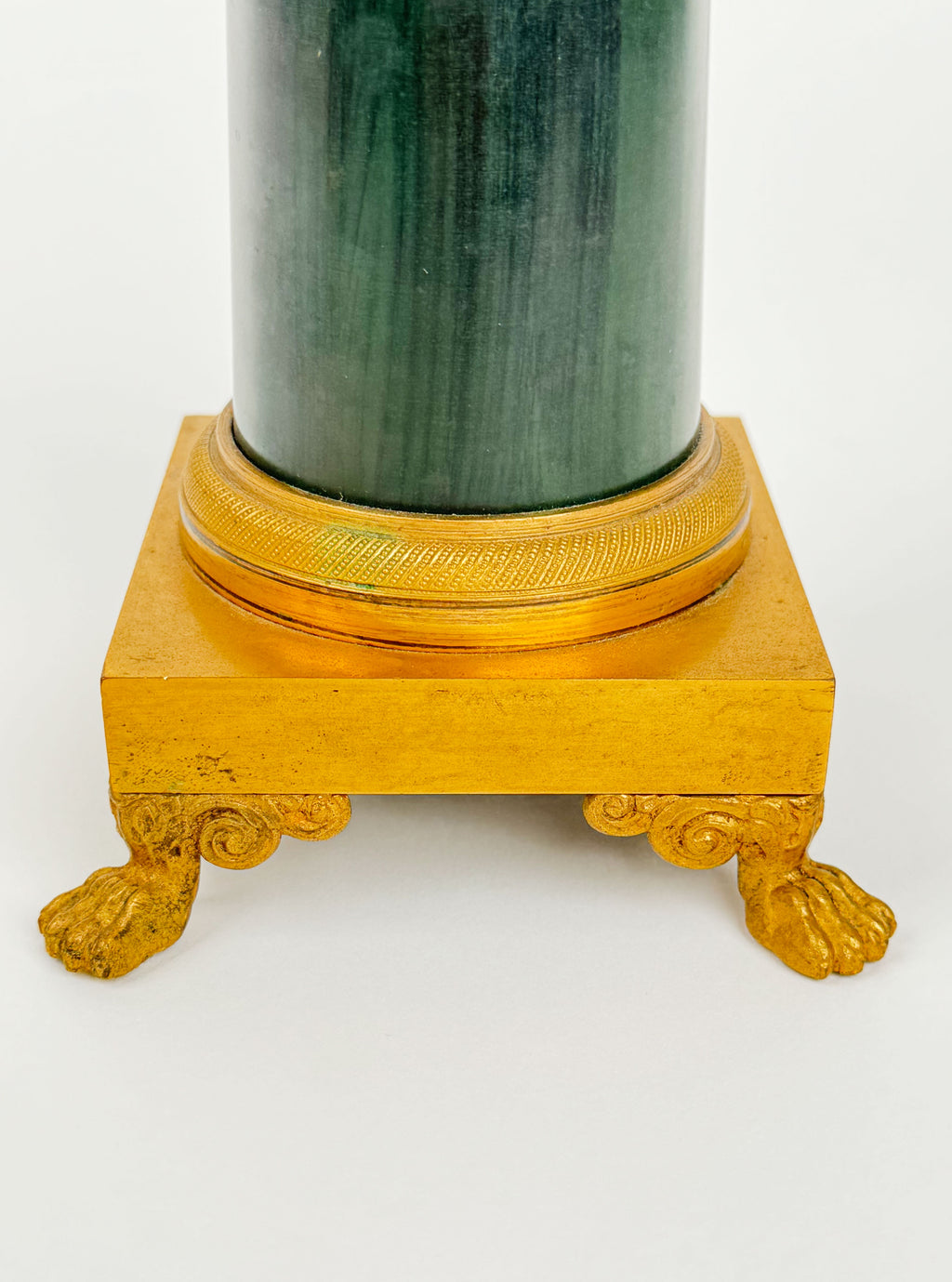 19th Century Pair OF French Empire Patinated & Gilt Bronze Bronze Candelabras