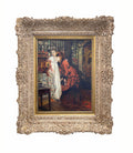 Young Ladies Looking at Japanese Objects - Circle of James Tissot