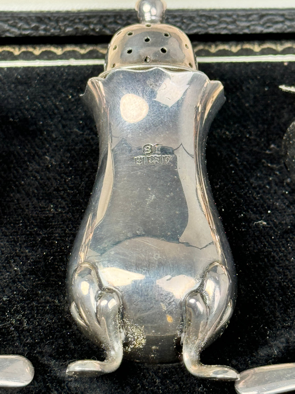 Lot Of 2 Sets Of Harronds Sterling Silver Salt & pepper Cellars