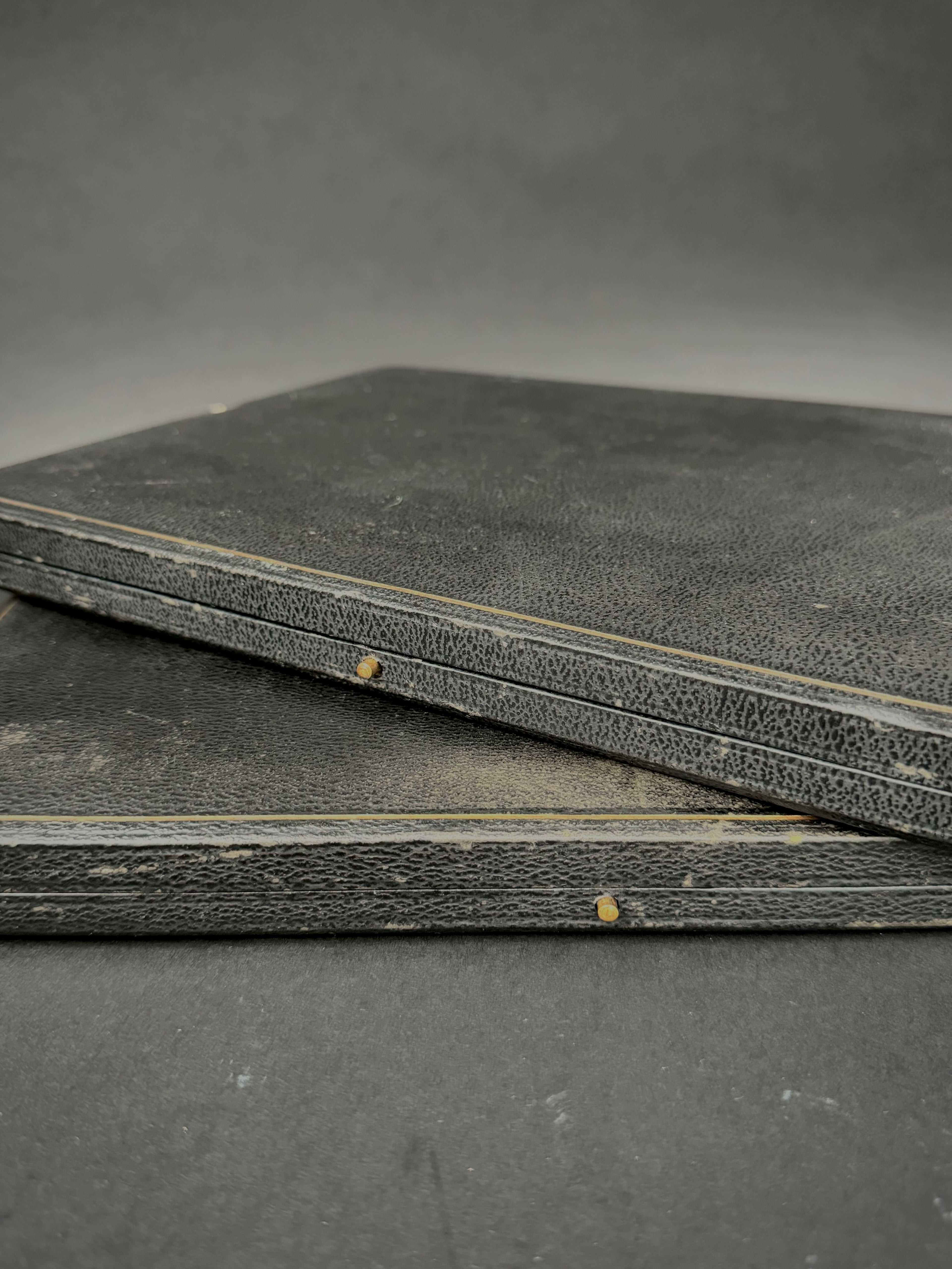 Lot Of 2 Sets Of Dessert Fork & Knife Set, British, 19th Century