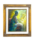 Massis Armen Bahador (Armenian, 1910–1999) Seated Female Figure, Oil on Canvas