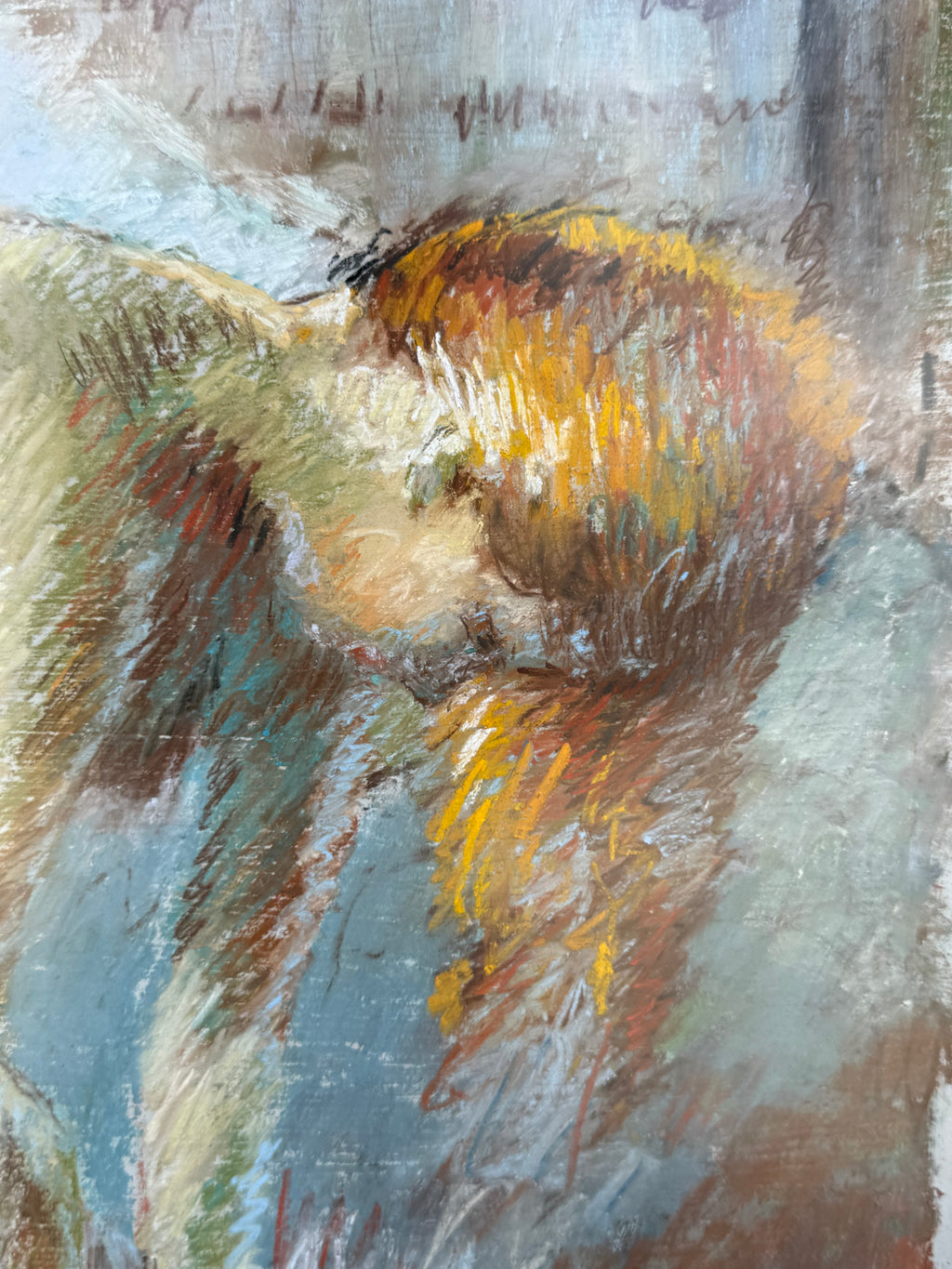 Massis Armen Bahador (Armenian, 1910–1999) – Standing Female Nude (Inspired by Degas)