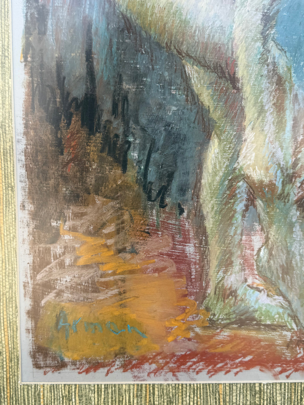 Massis Armen Bahador (Armenian, 1910–1999) – Standing Female Nude (Inspired by Degas)