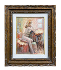 Massis Armen Bahador (Armenian, 1910–1999) Seated Female, Oil on Canvas
