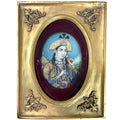 Indian School, 19th Century Framed Portrait of Mumtaz Mahal