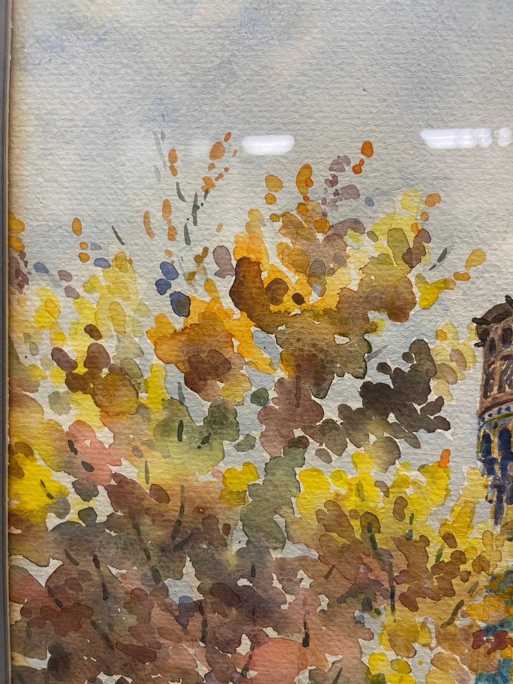 20th Century Watercolor Painting Attributed to Yervand Nahapetian (1916-2006)