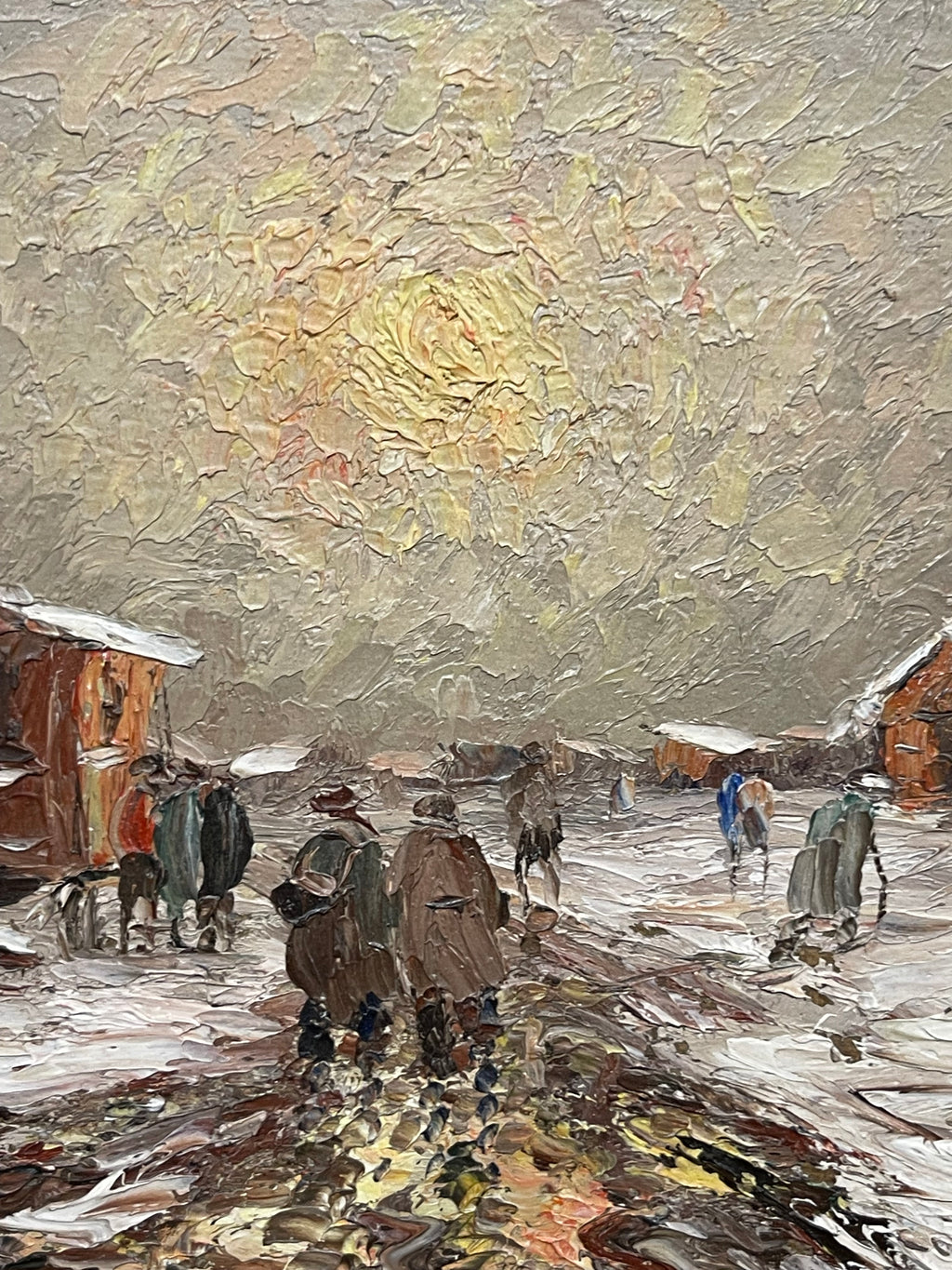Oil on Board by Eugene Febvre (1885-1967)
