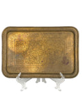 19th Century Persian Qajar Handmade Brass Tray
