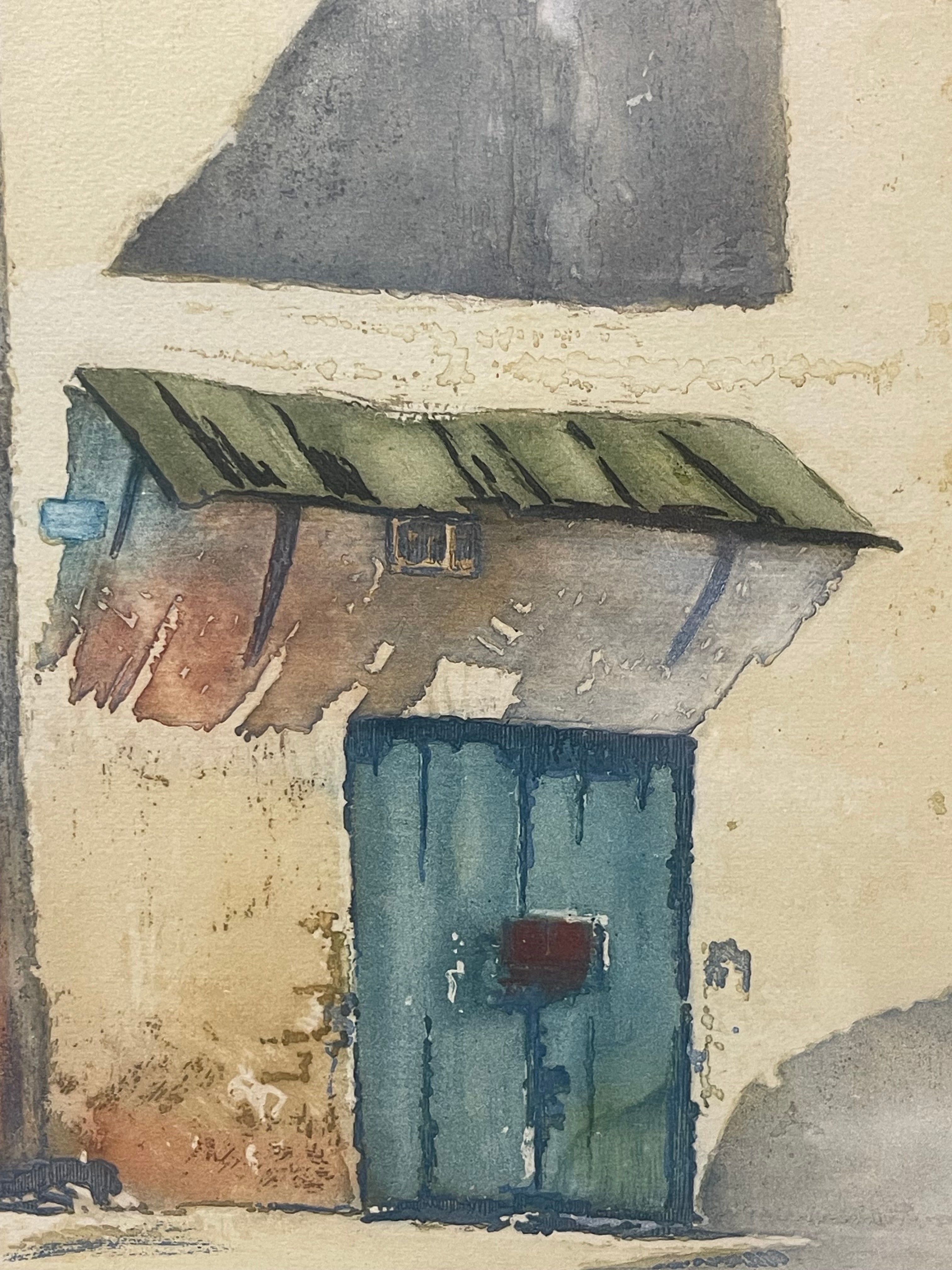 An Orientalist Watercolor Accent Lithograph Signed & Numbered