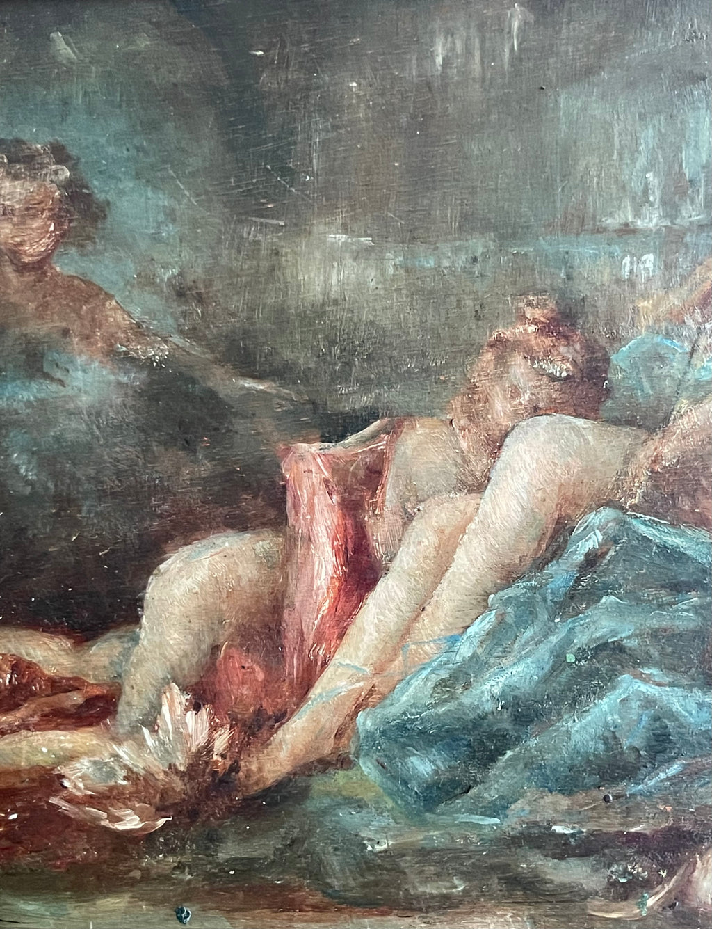 A 19th Century Oil on Board Painting