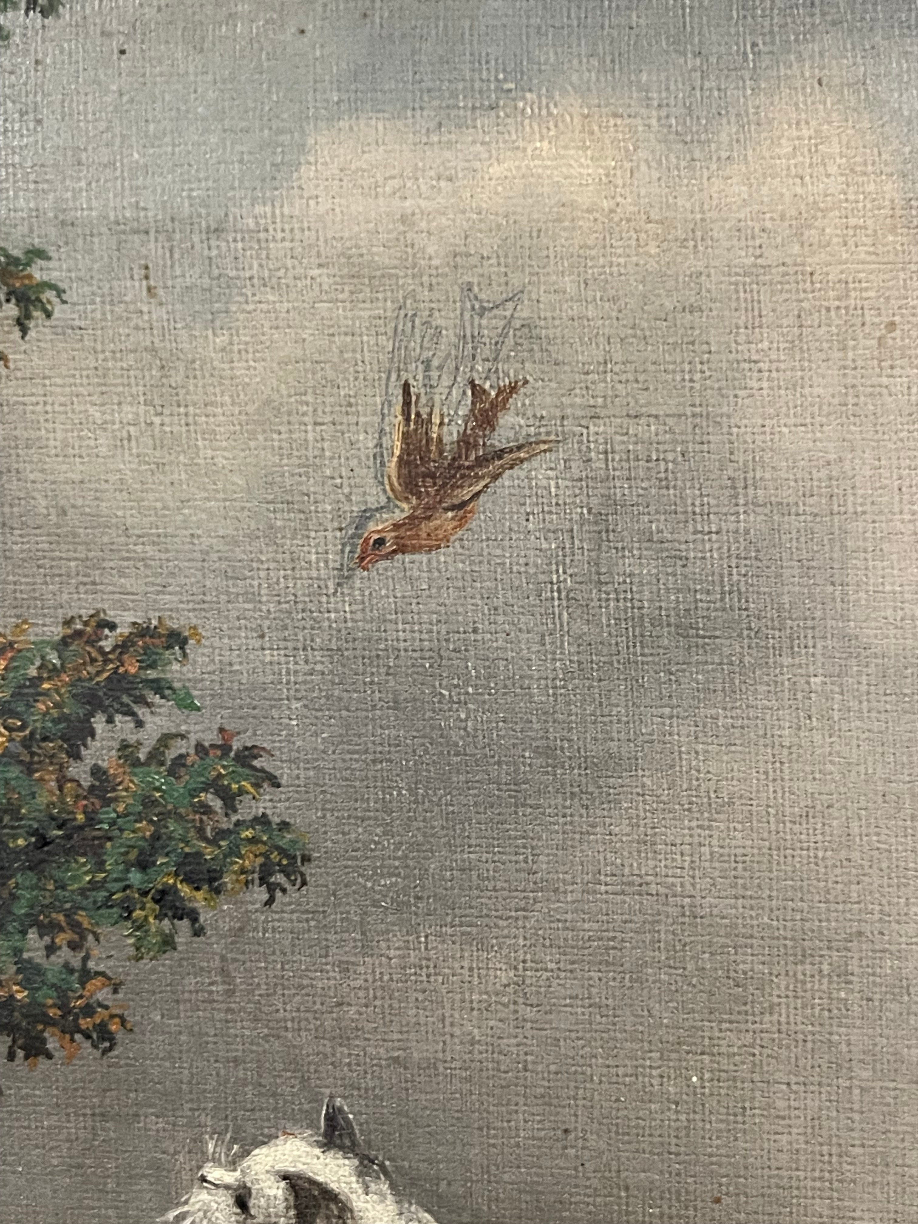 Oil on Canvas Painting After William Holbrook Beard