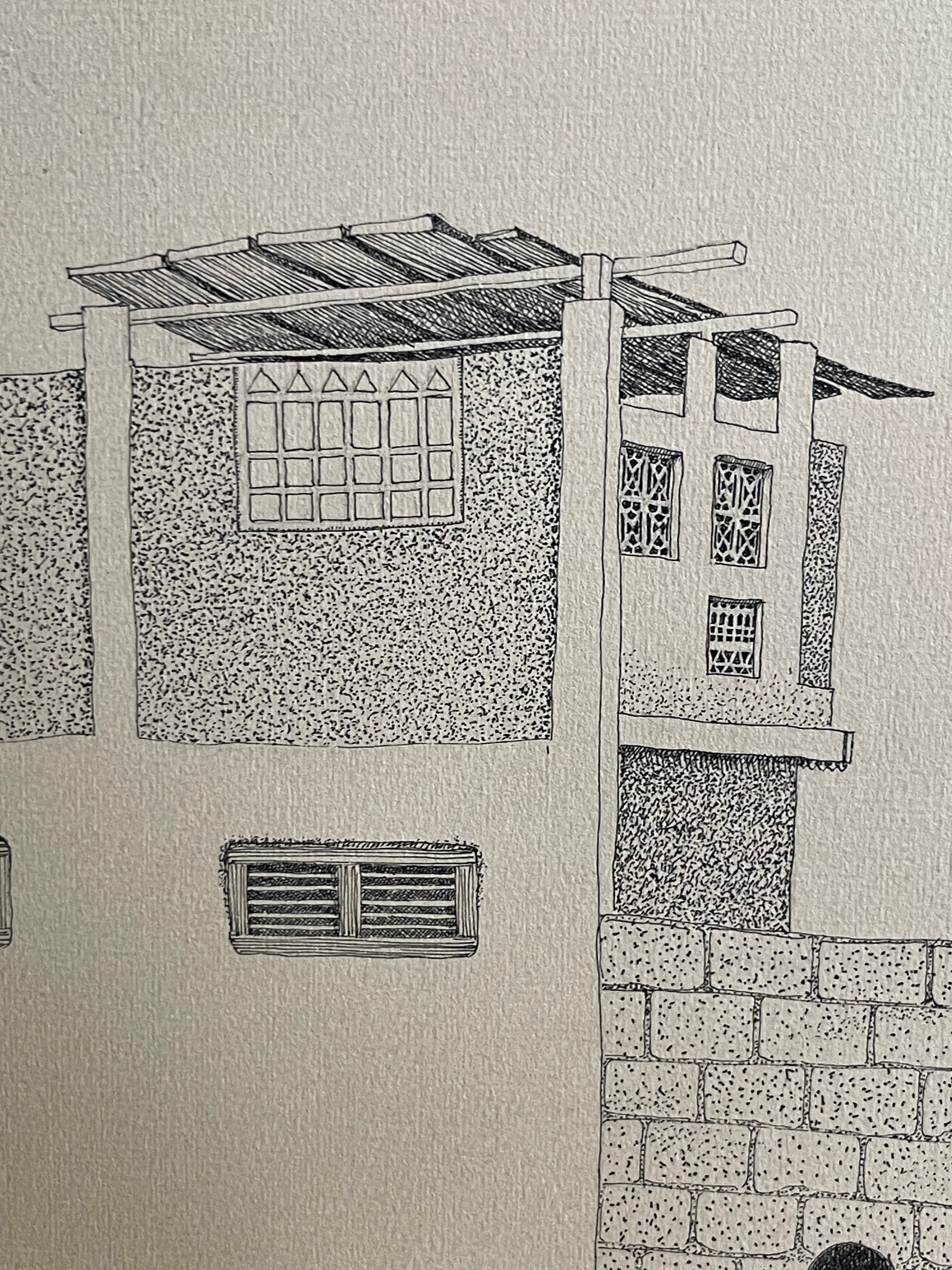 A Lithograph Print on Paper By V. Nath