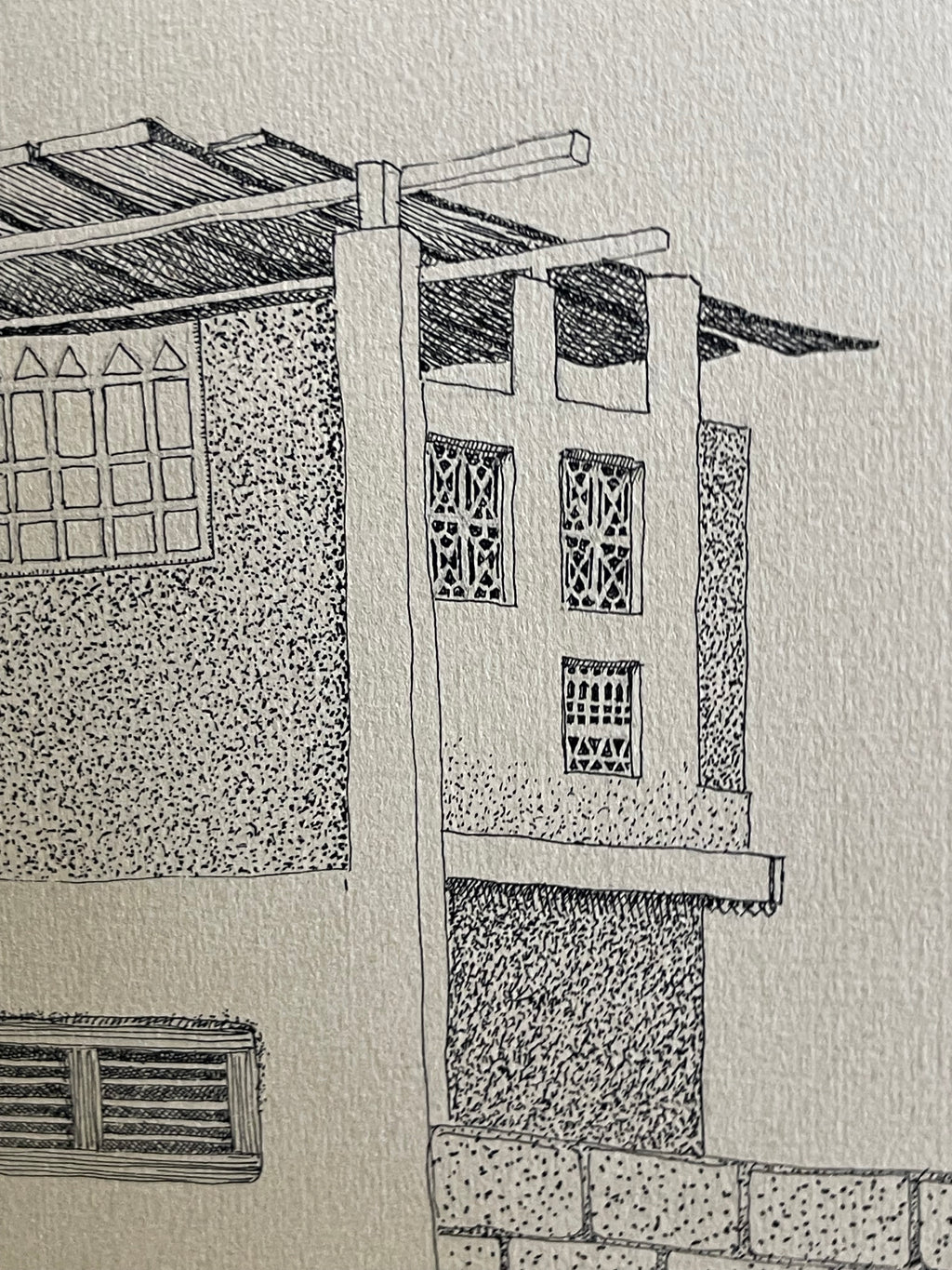 A Lithograph Print on Paper By V. Nath