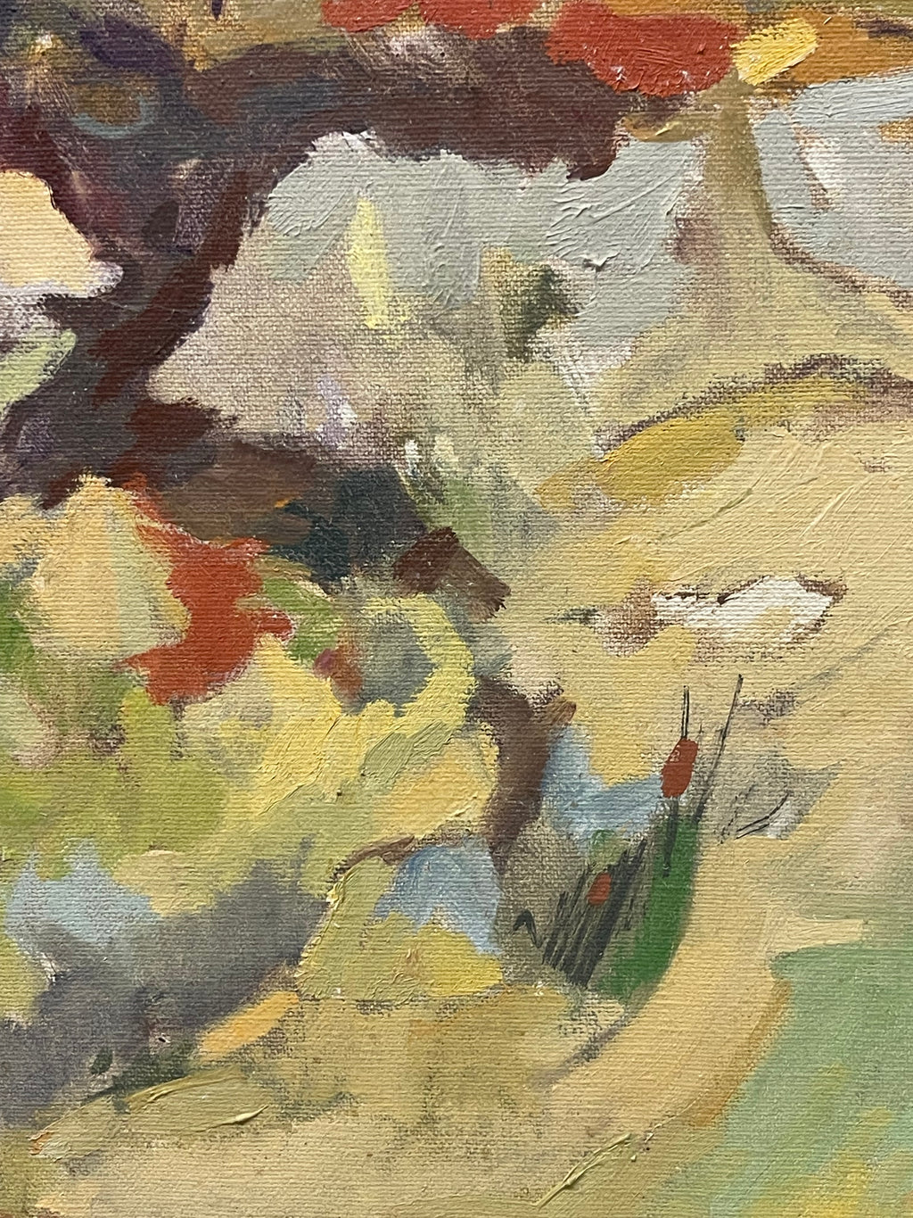 An Oil on Canvas Landscape Painting By J. Jacobson