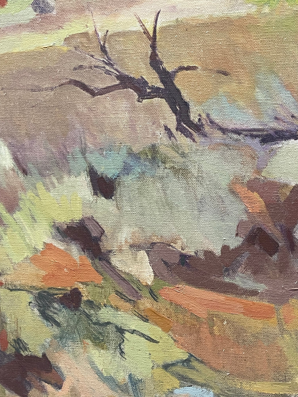 An Oil on Canvas Landscape Painting By J. Jacobson