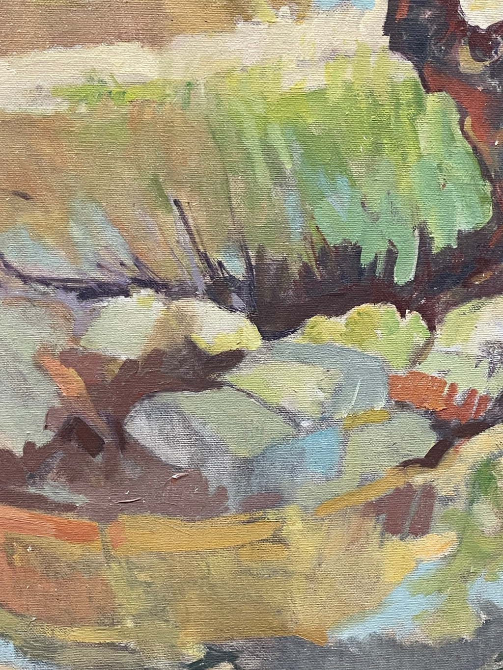 An Oil on Canvas Landscape Painting By J. Jacobson