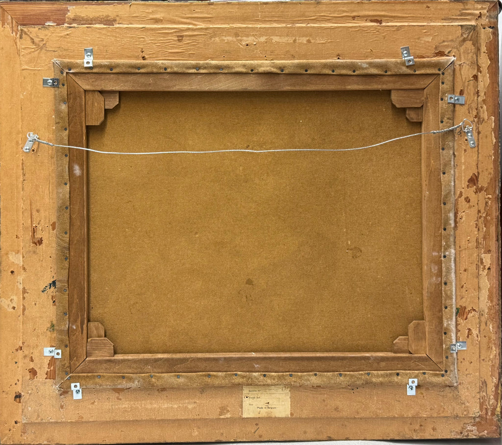 19th Century Oil on Canvas Painting of a Reclining Lady