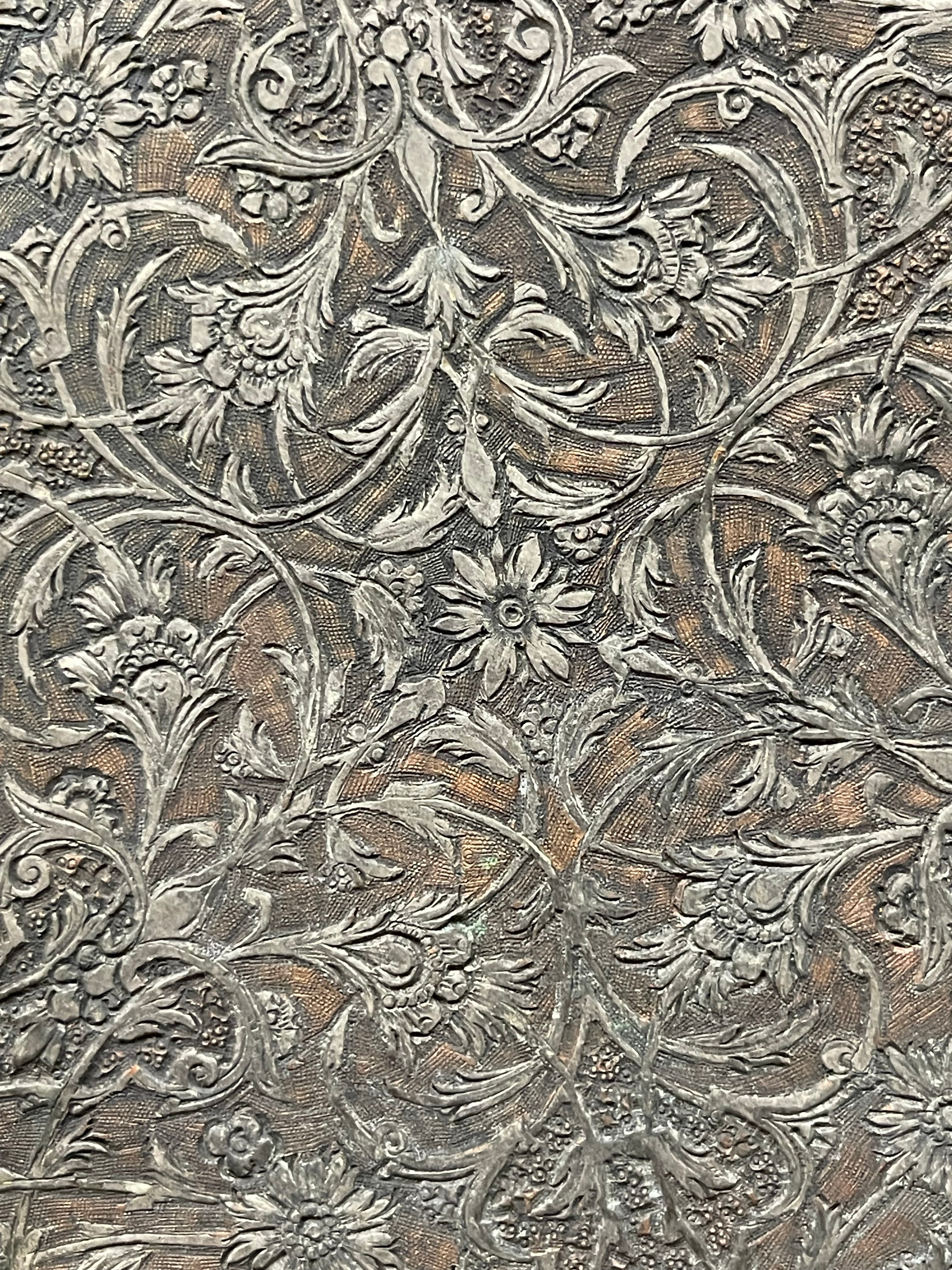 A Fine Persian Handmade Decorative Wall Tray