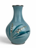 A Japanese Meiji. Silver Mounted Enamel Vase, Signed By The Artist