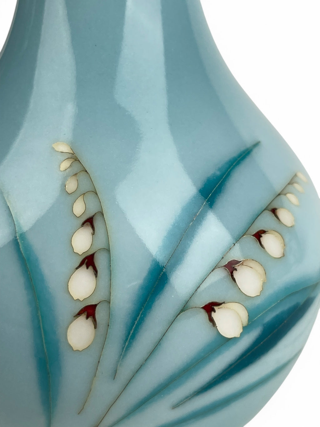 A Japanese Meiji. Silver Mounted Enamel Vase, Signed By The Artist