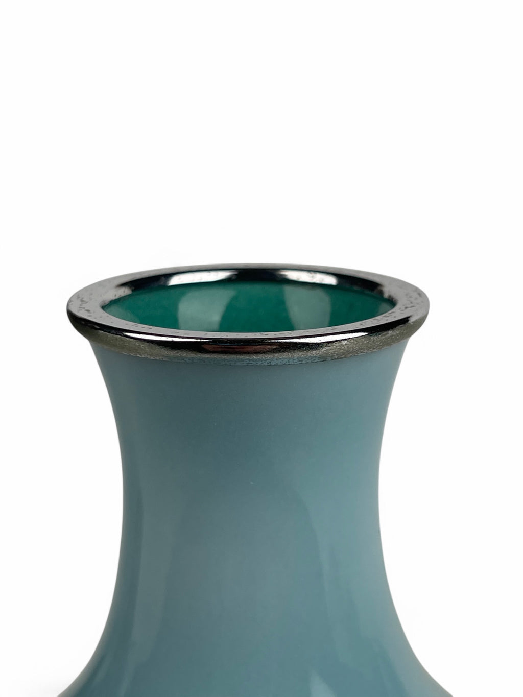 A Japanese Meiji. Silver Mounted Enamel Vase, Signed By The Artist