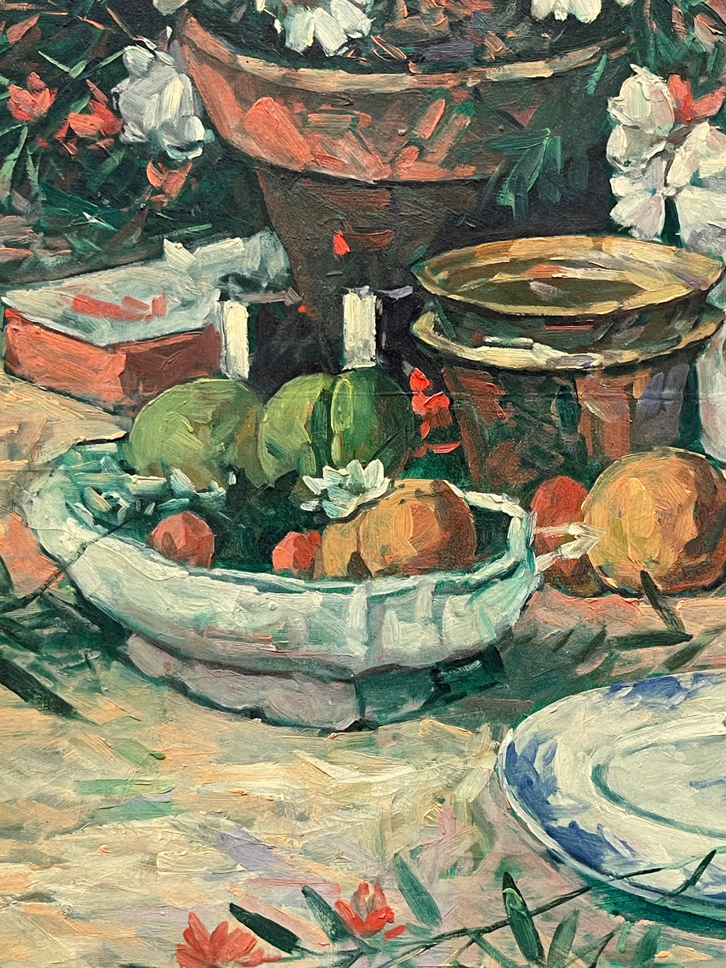 An Oil on Canvas Still-Life Painting By Robert Brown