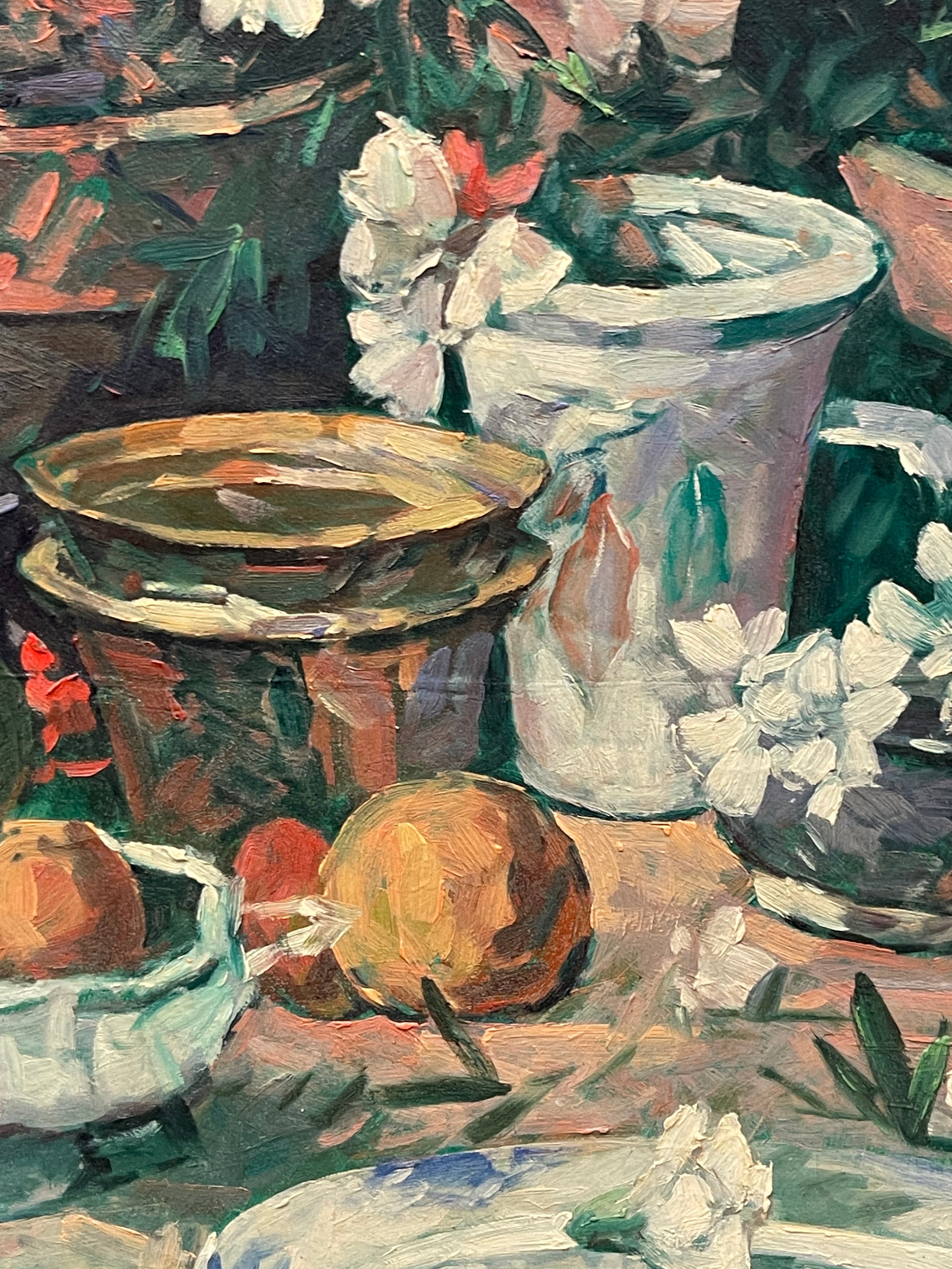 An Oil on Canvas Still-Life Painting By Robert Brown