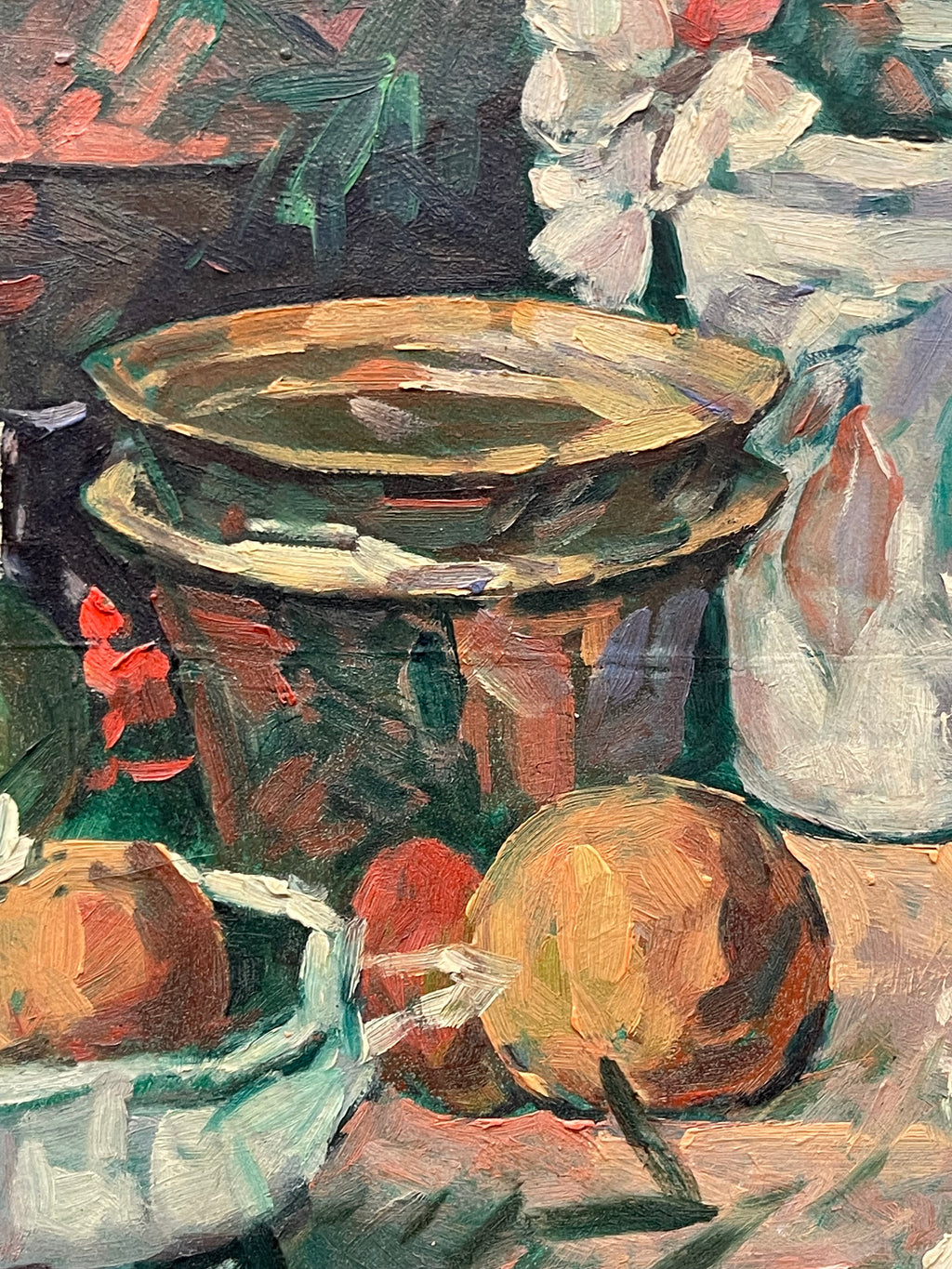 An Oil on Canvas Still-Life Painting By Robert Brown