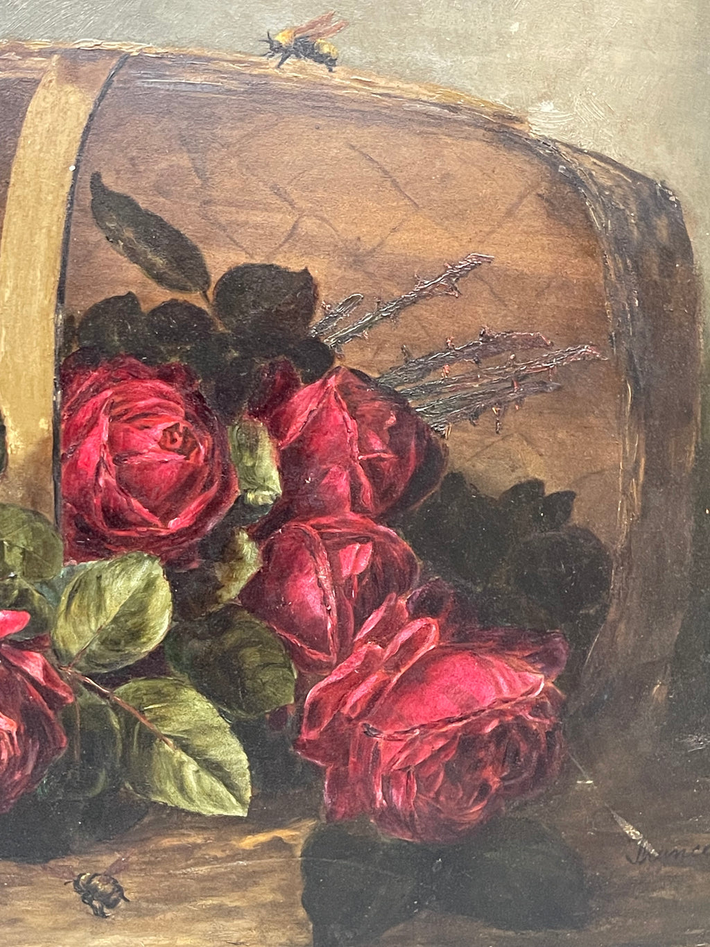 An Oil on Board Painting By Frances George