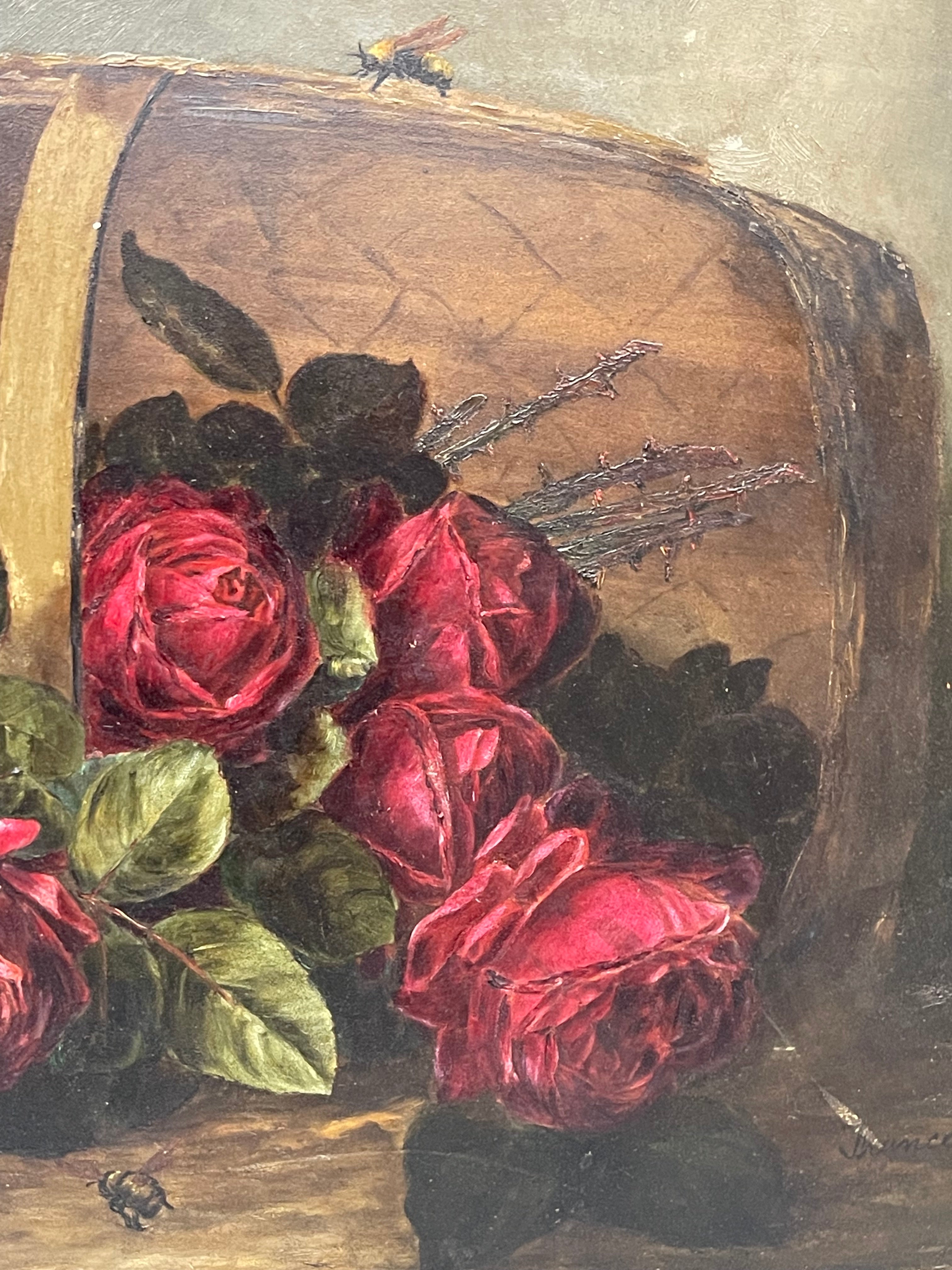 An Oil on Board Painting By Frances George