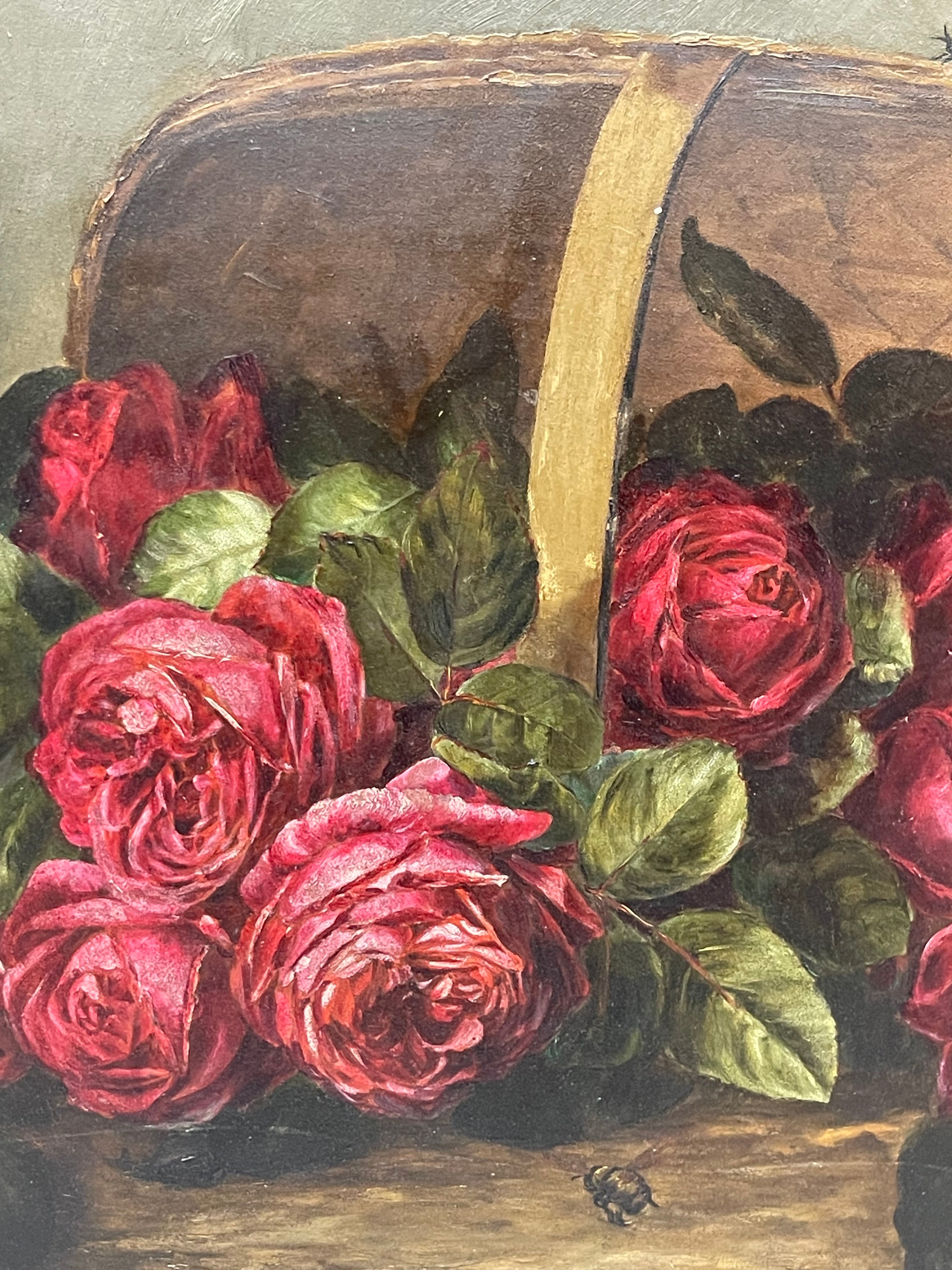 An Oil on Board Painting By Frances George
