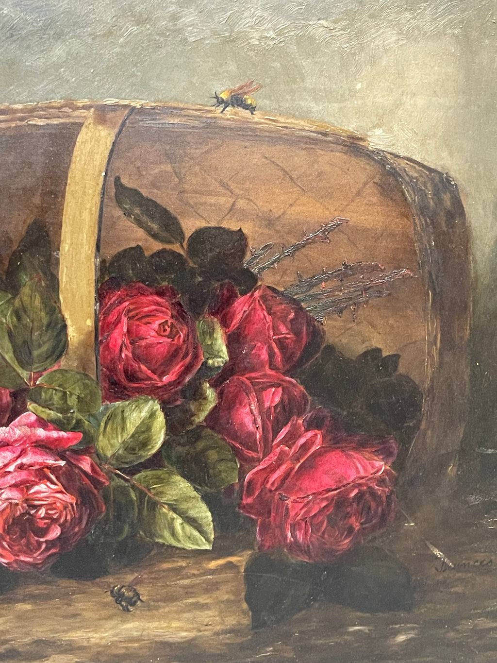 An Oil on Board Painting By Frances George