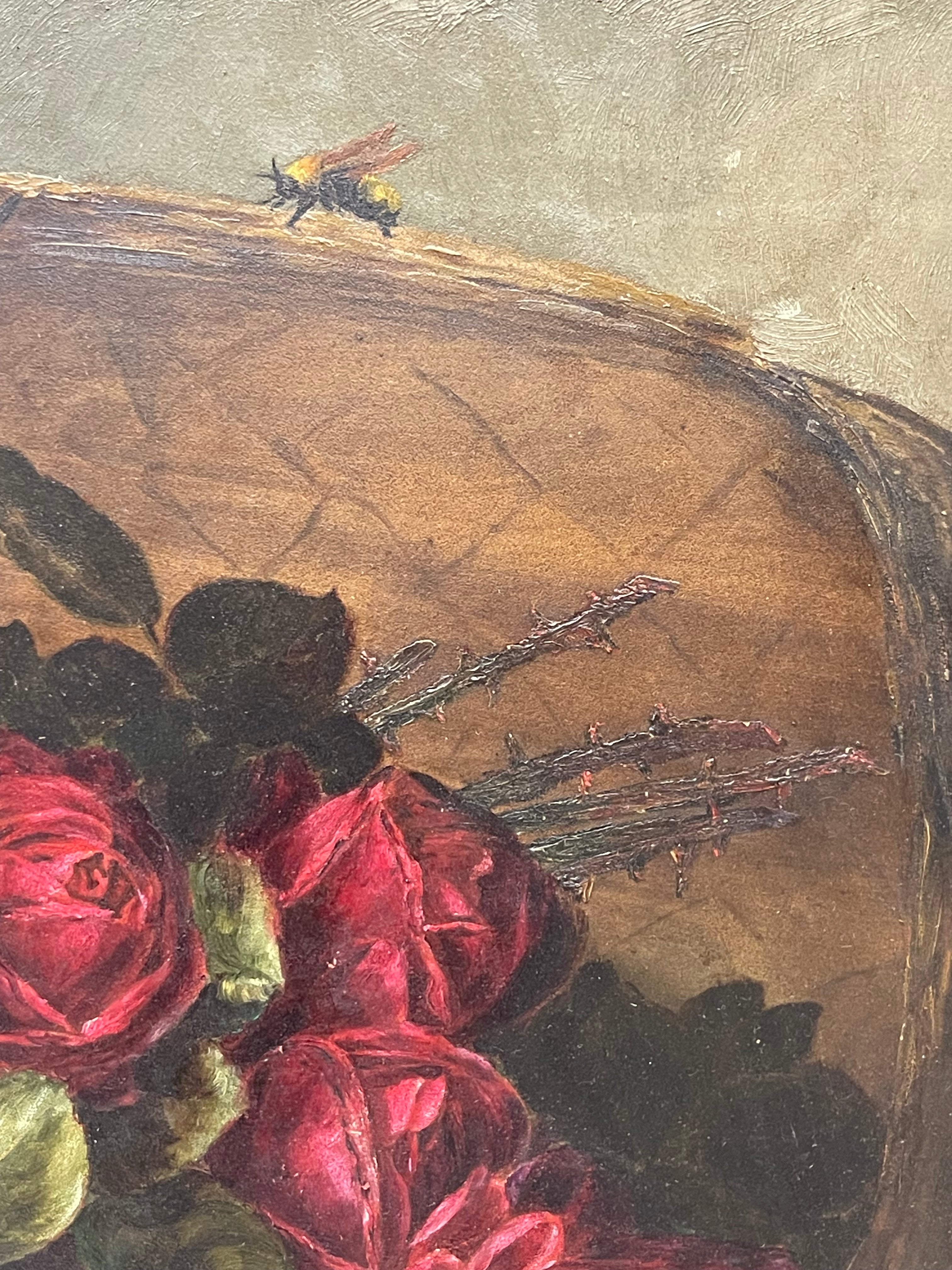 An Oil on Board Painting By Frances George