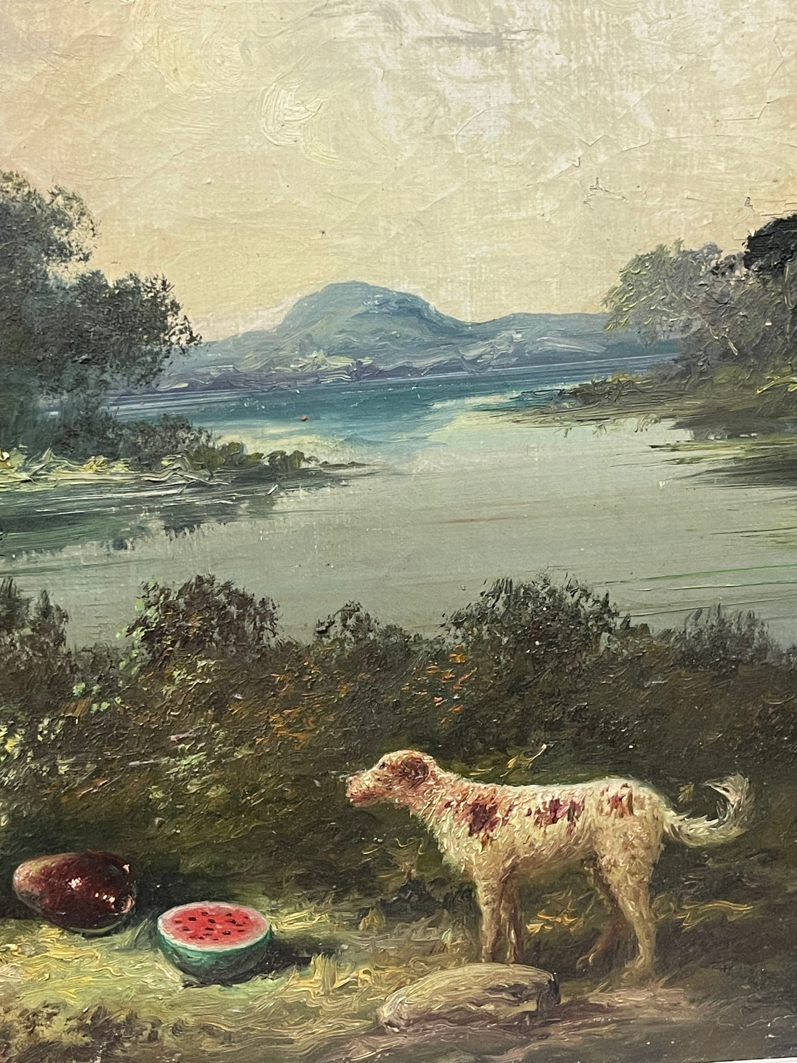 A Big Painting of a Picnic By Miguel Montaner (Spanish, 1917-2017)