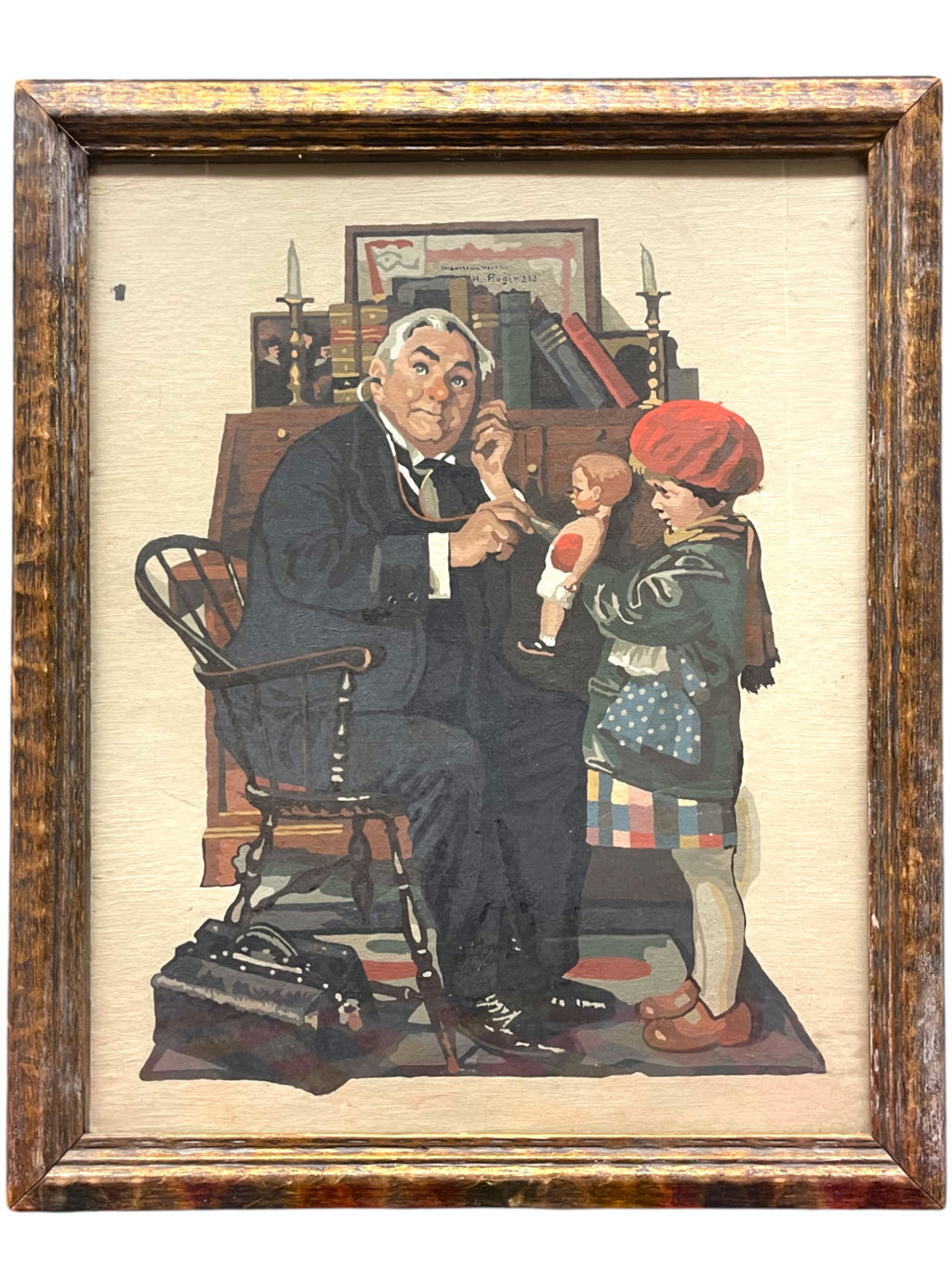 Roman Rockwell Norman (The Doctor & The Doll) Print
