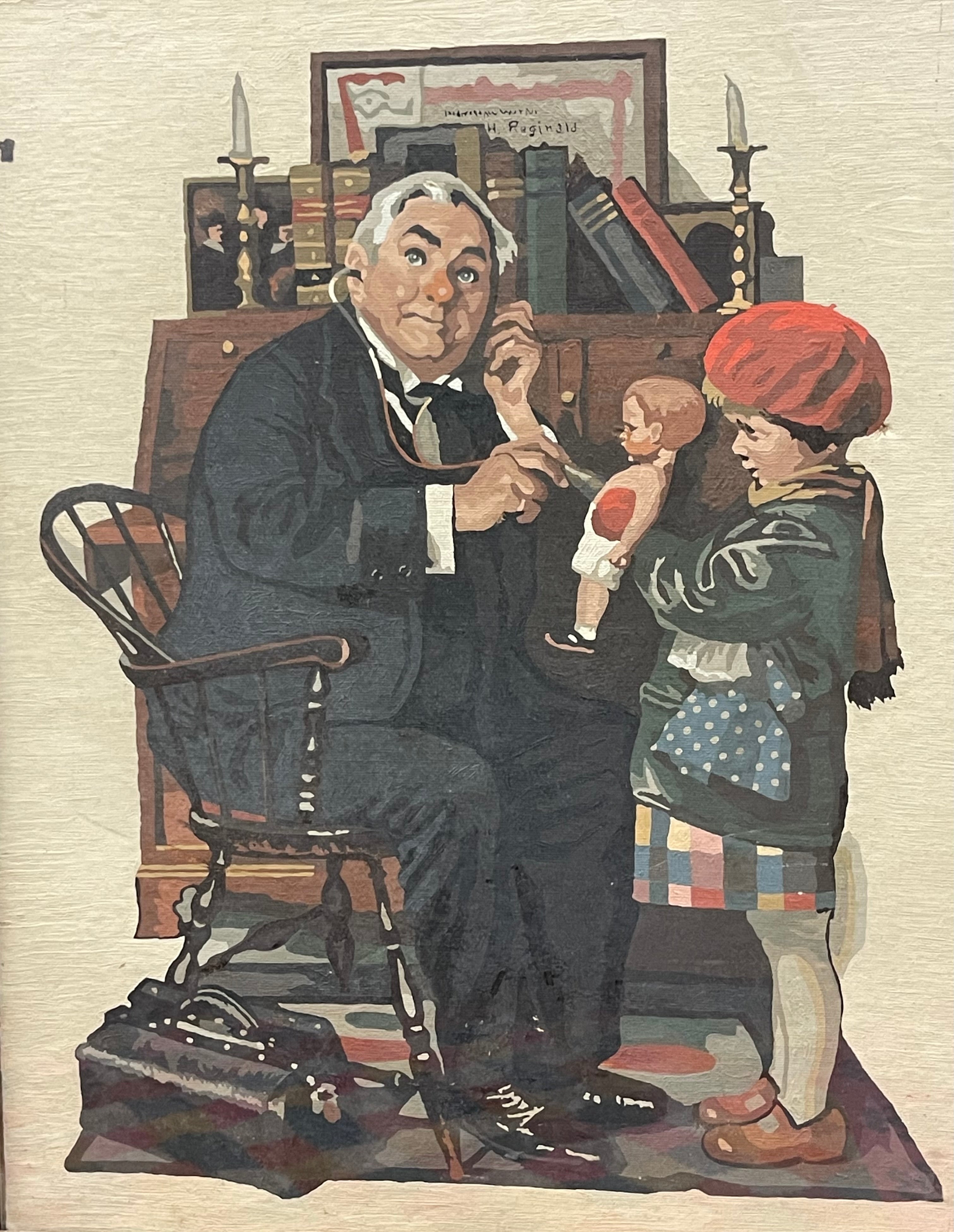 Roman Rockwell Norman (The Doctor & The Doll) Print
