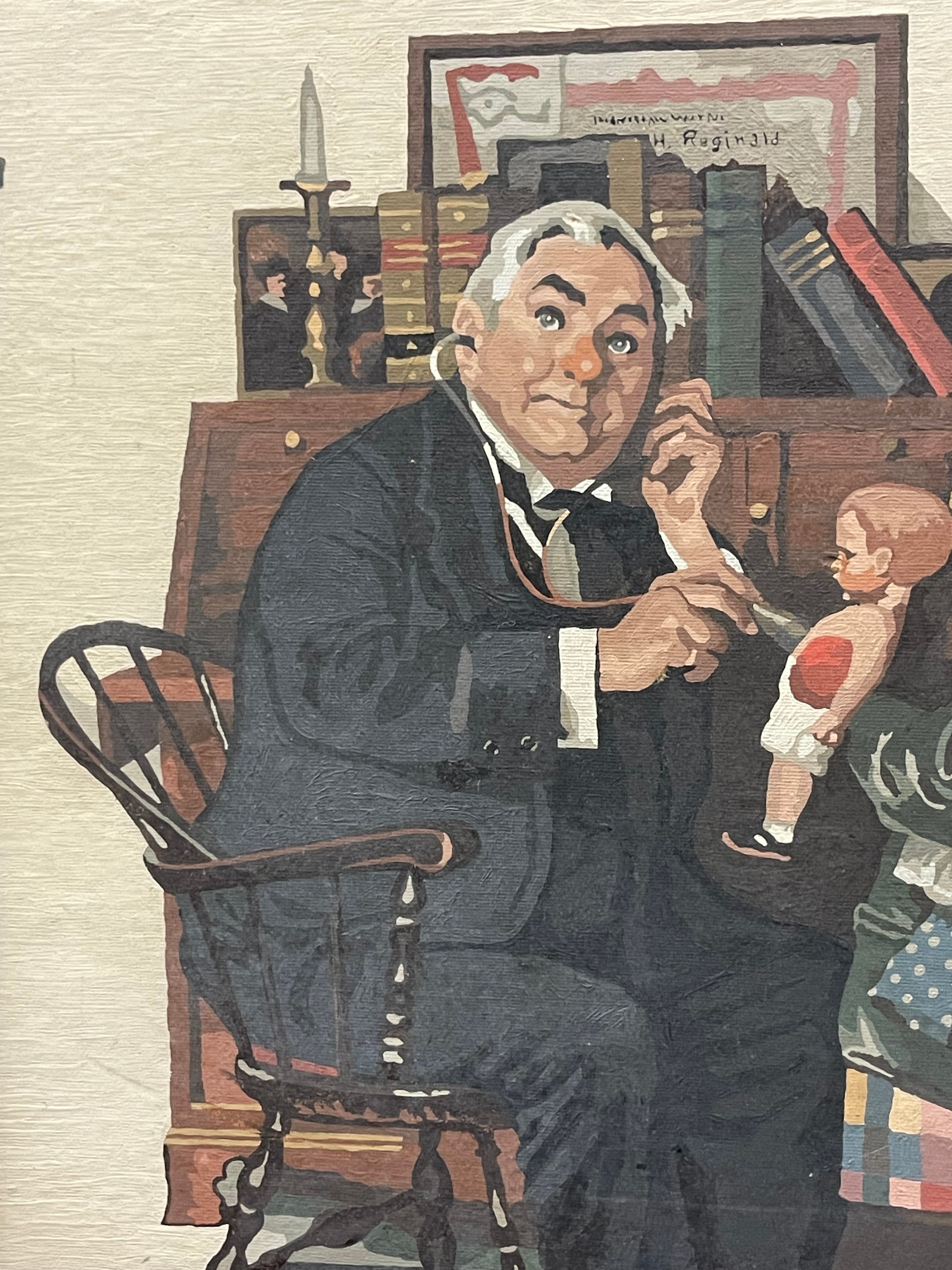 Roman Rockwell Norman (The Doctor & The Doll) Print