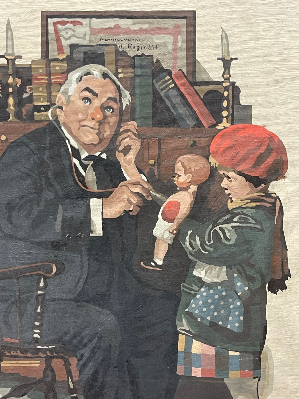 Roman Rockwell Norman (The Doctor & The Doll) Print