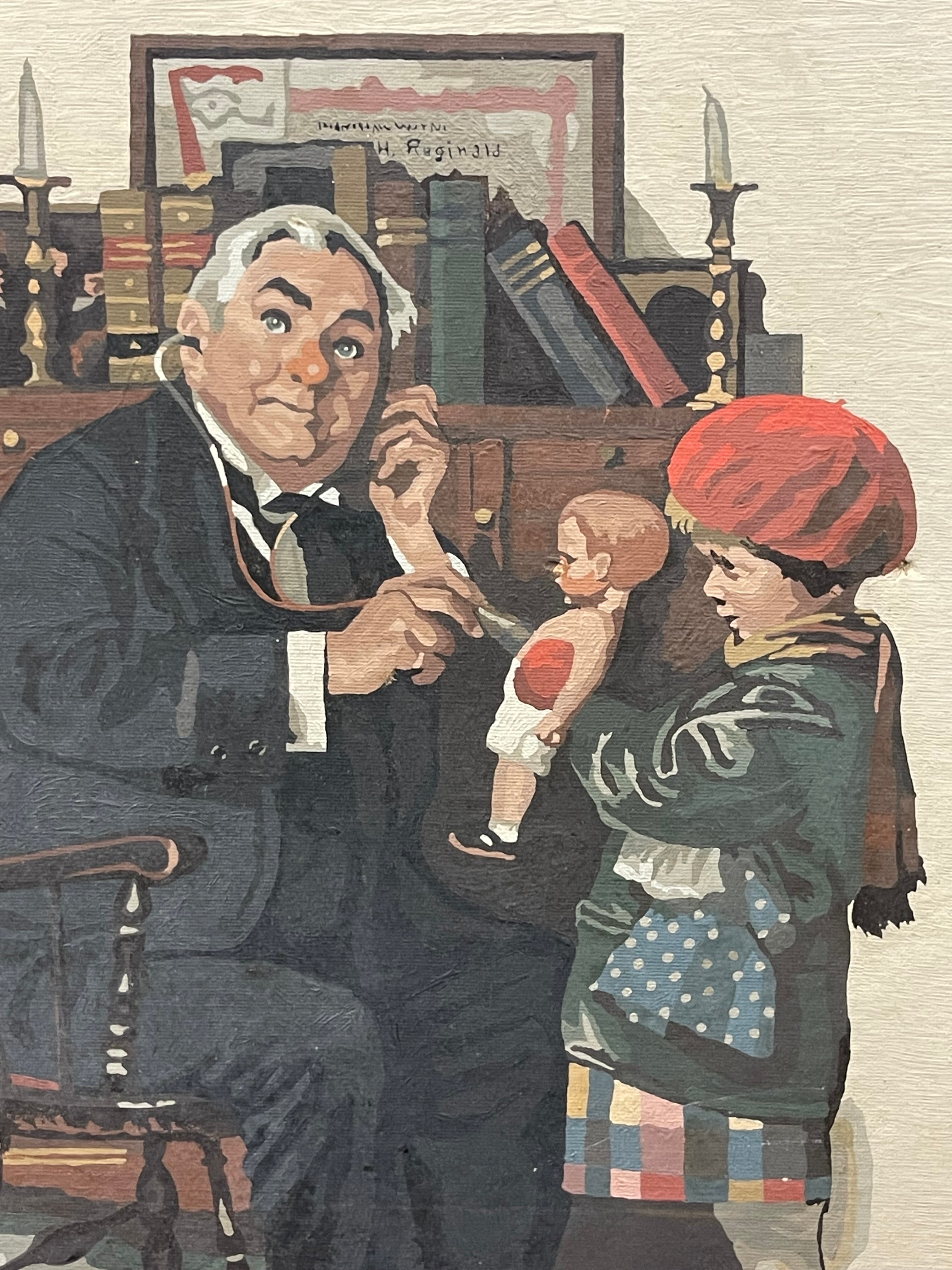Roman Rockwell Norman (The Doctor & The Doll) Print