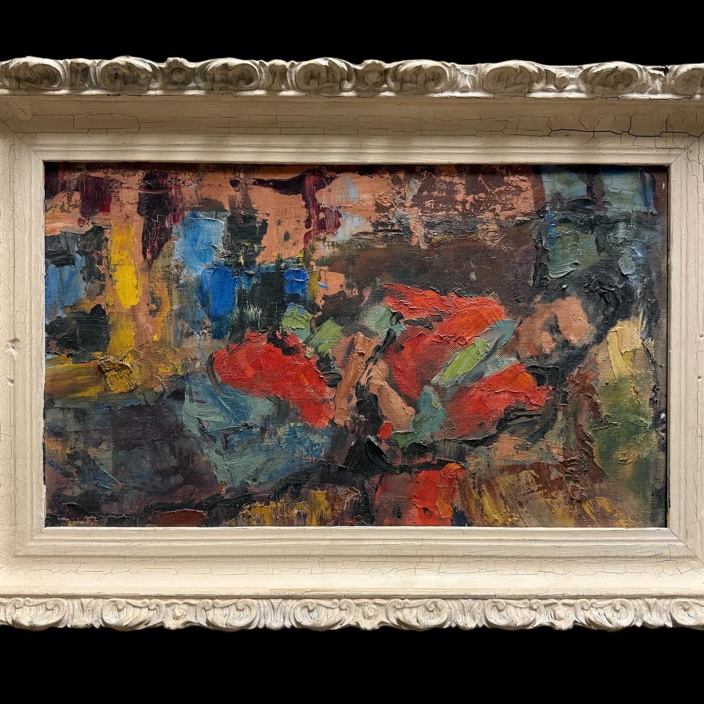 An Impressionist Oil On Canvas Of A Sleeping Beauty