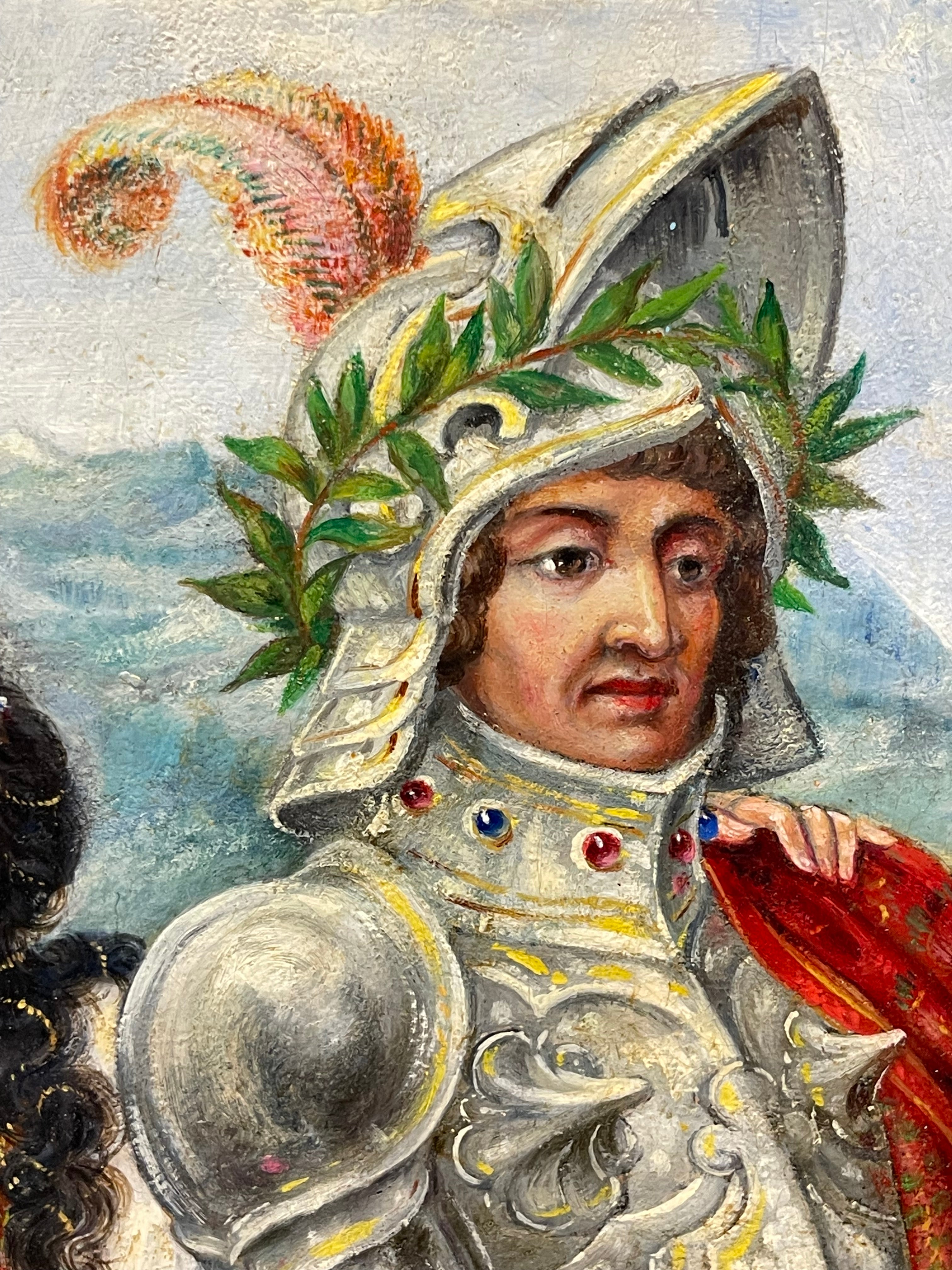 A 20th Century Palatial Fairytale Painting By Gabrielle Debillemont Chardon