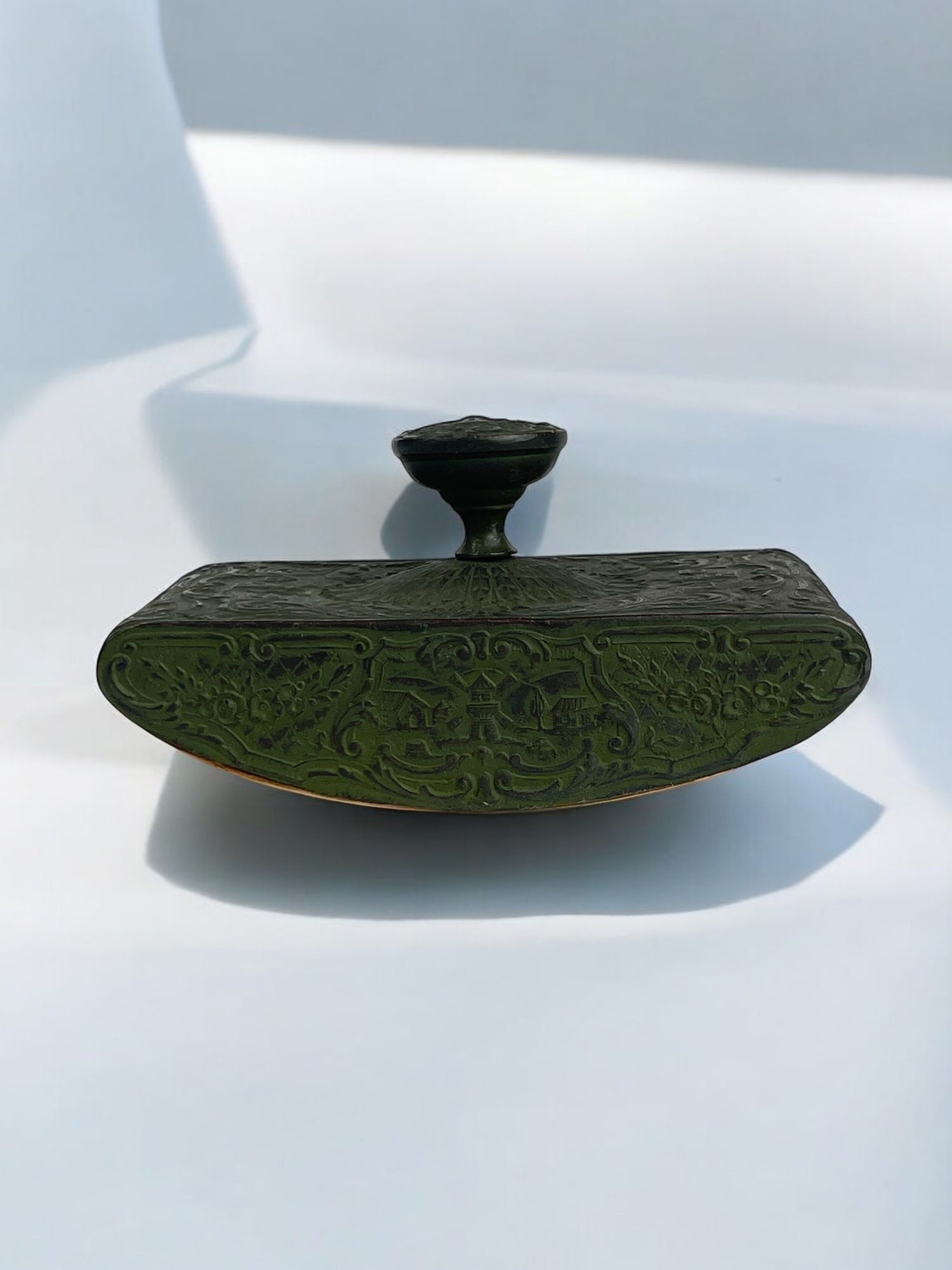 An Austrian Patented Bronze Desk Accessories