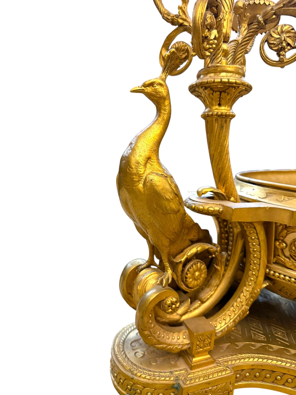 An Attractive & Massive 19th Century Gilt Bronze Centerpiece. France, 1880