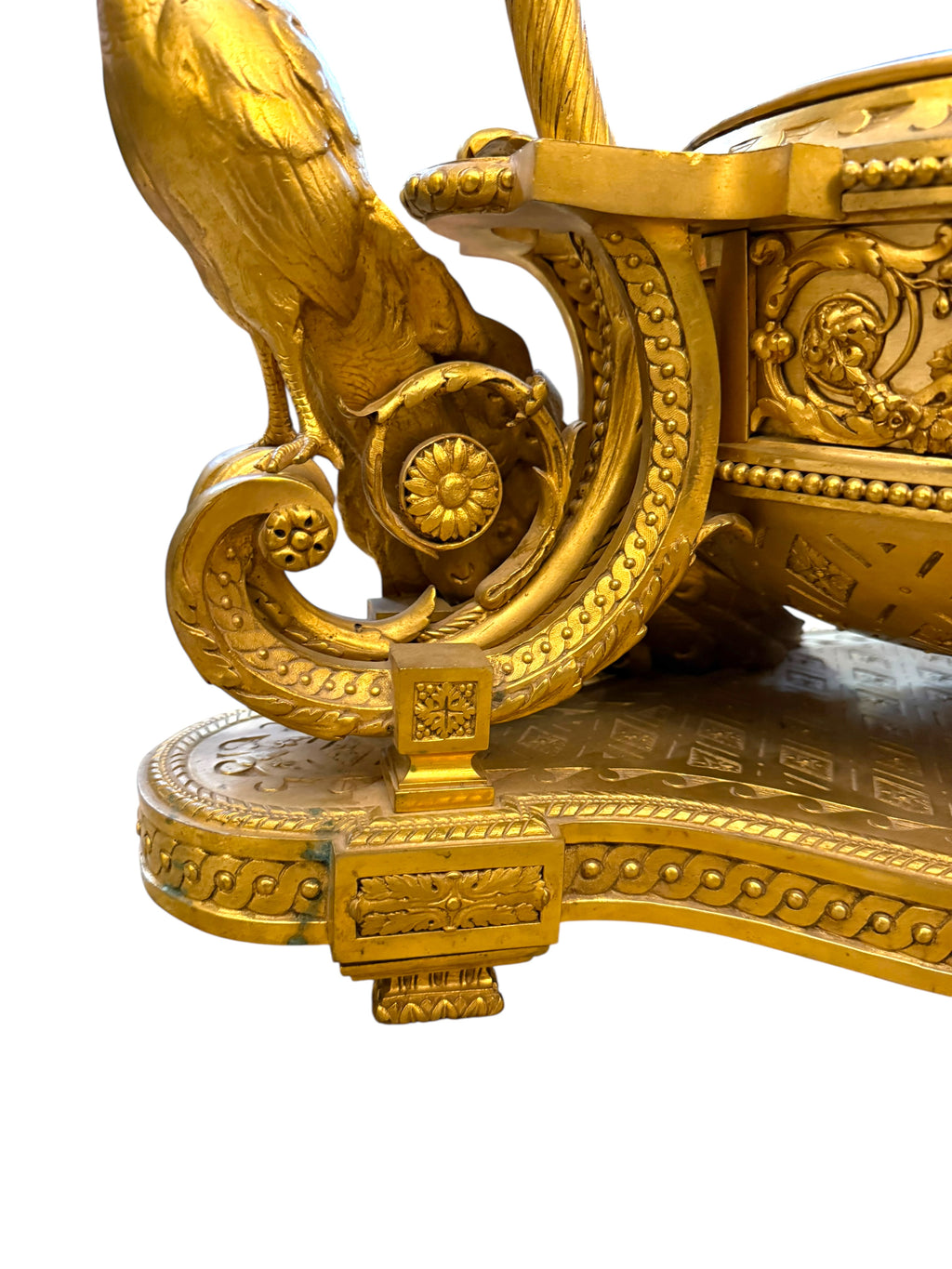 An Attractive & Massive 19th Century Gilt Bronze Centerpiece. France, 1880
