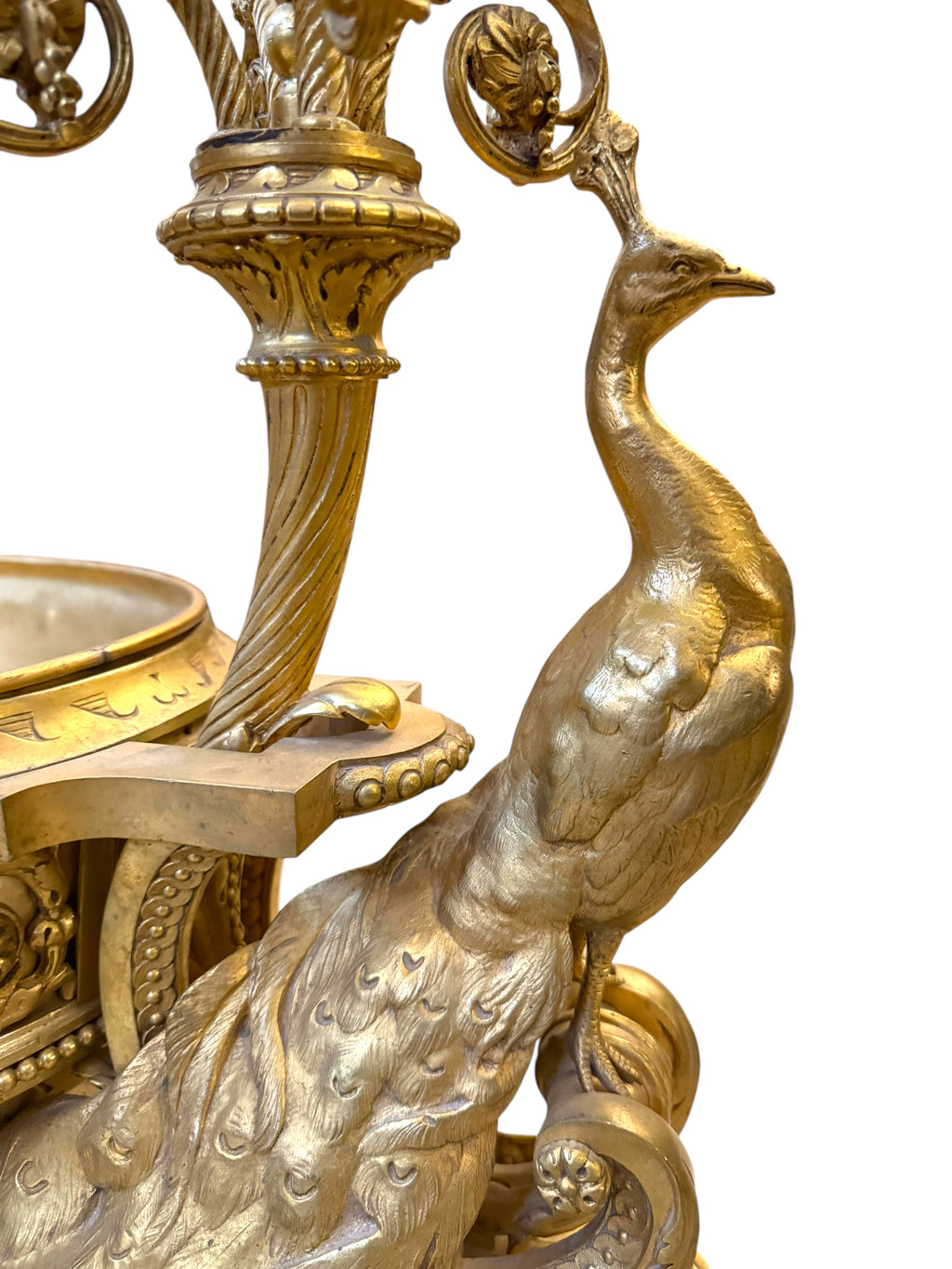 An Attractive & Massive 19th Century Gilt Bronze Centerpiece. France, 1880