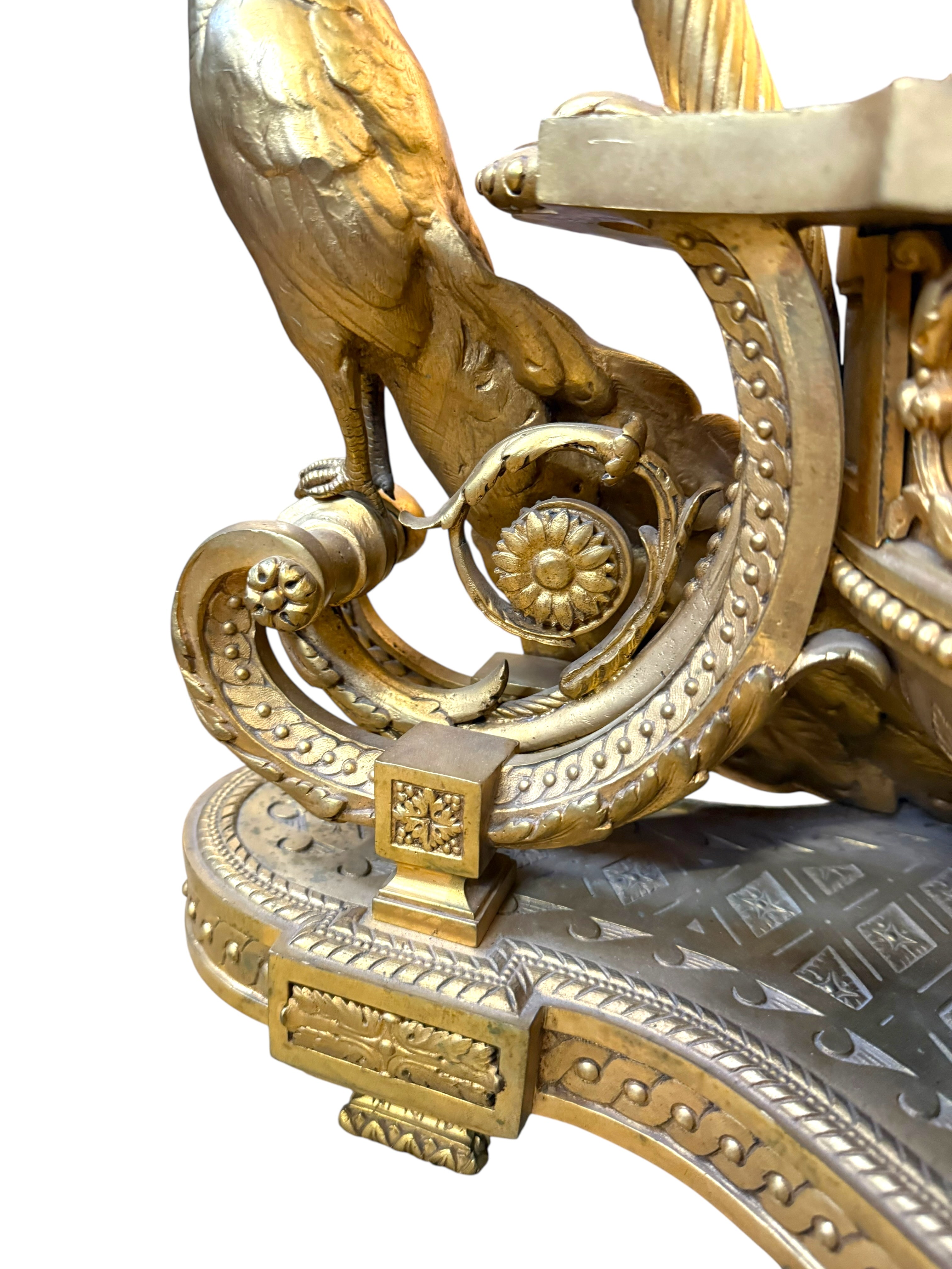 An Attractive & Massive 19th Century Gilt Bronze Centerpiece. France, 1880