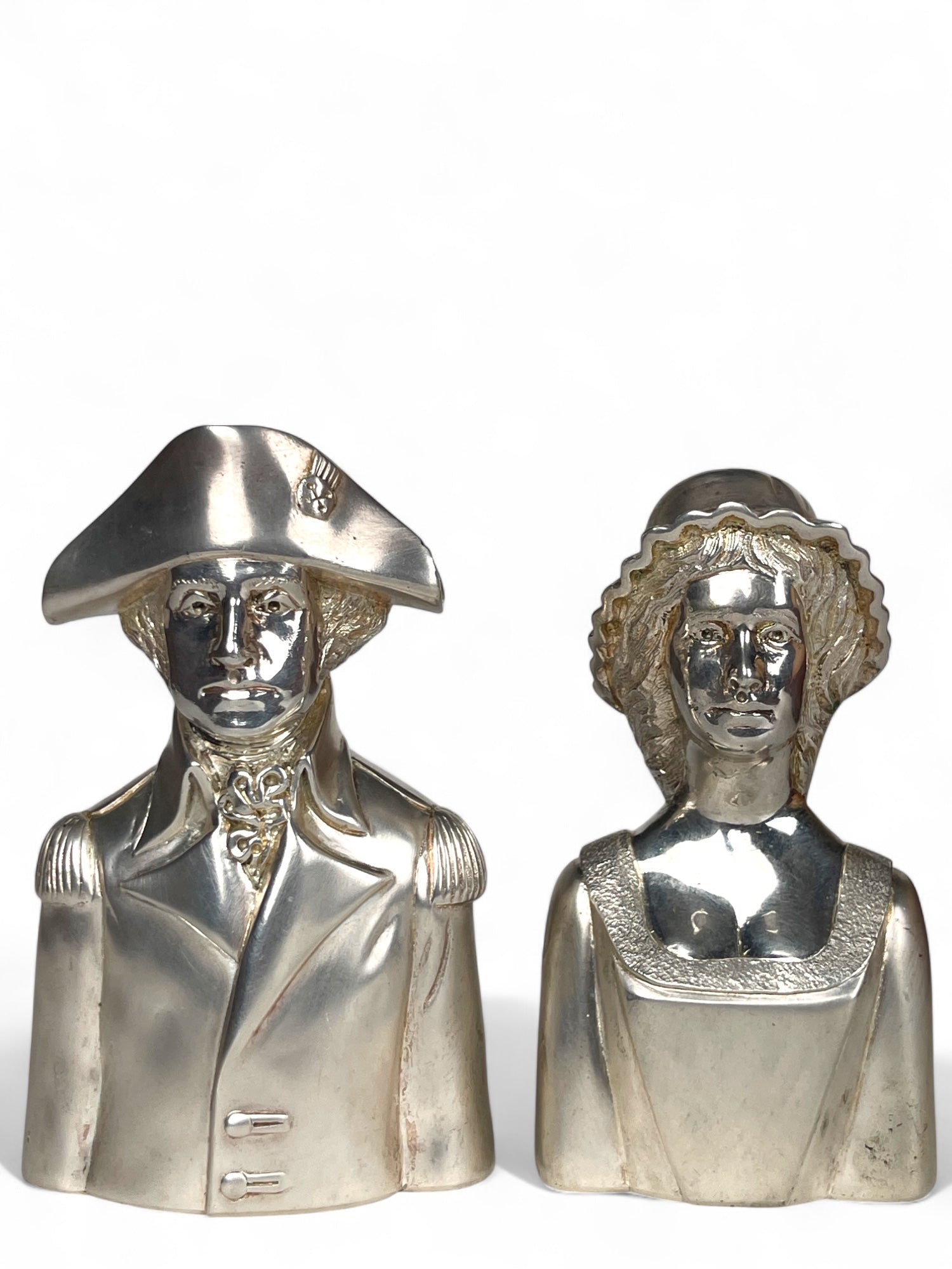 A Set Of English 925 Gilded silver Chess Set