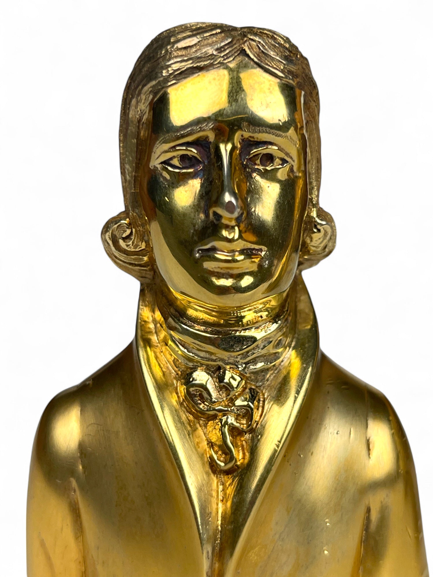 A Set Of English 925 Gilded silver Chess Set